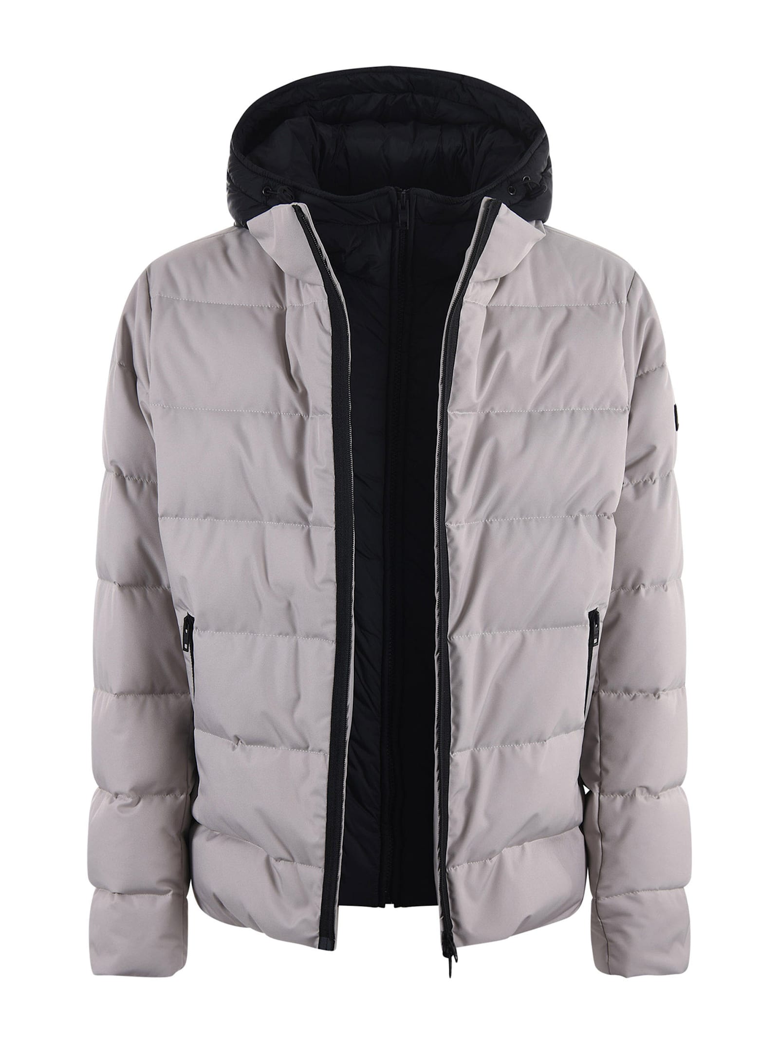 Shop Fay Down Jacket In Grey