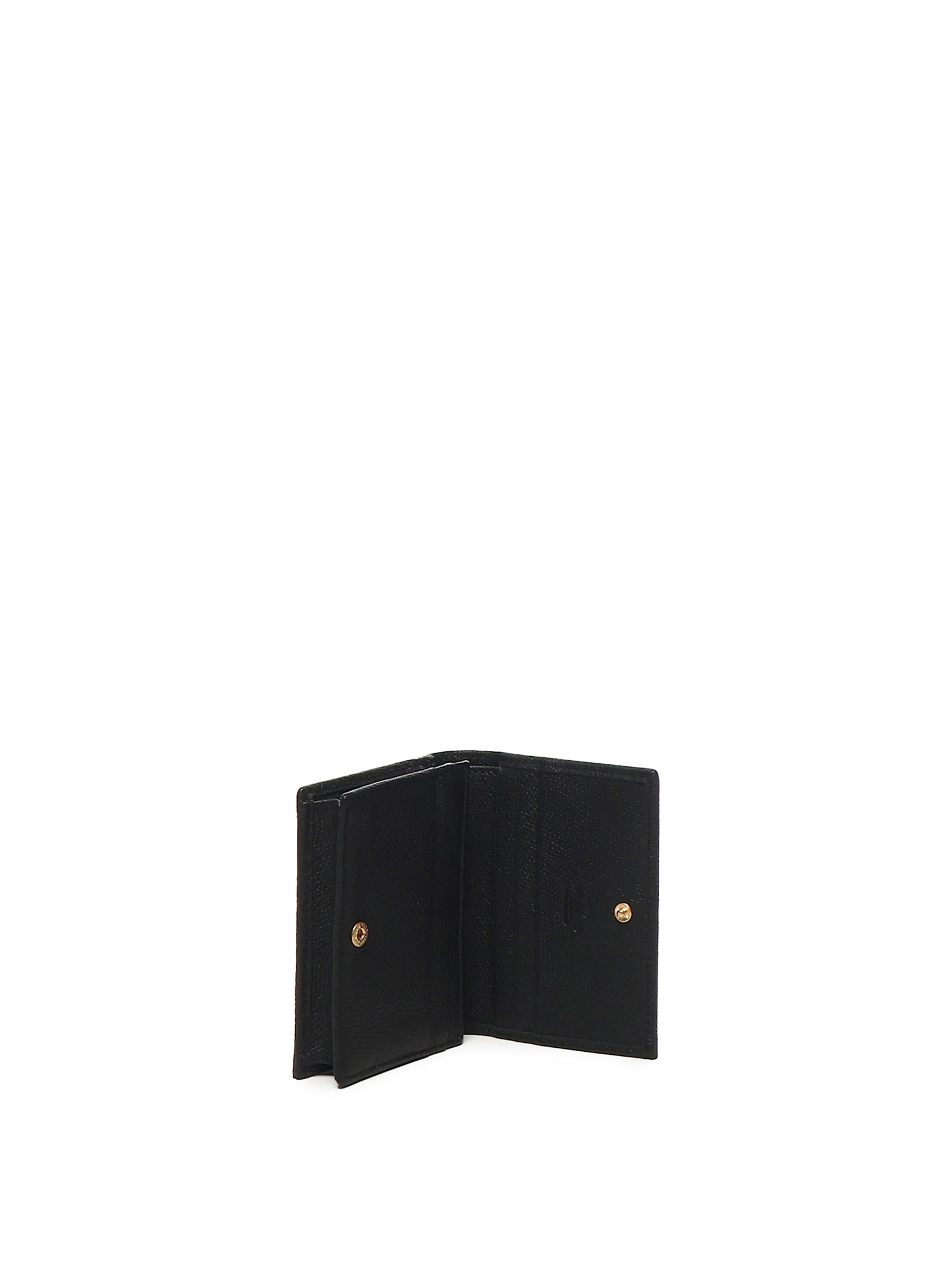 Valentino Vlogo Signature Wallet In Granet Calfskin