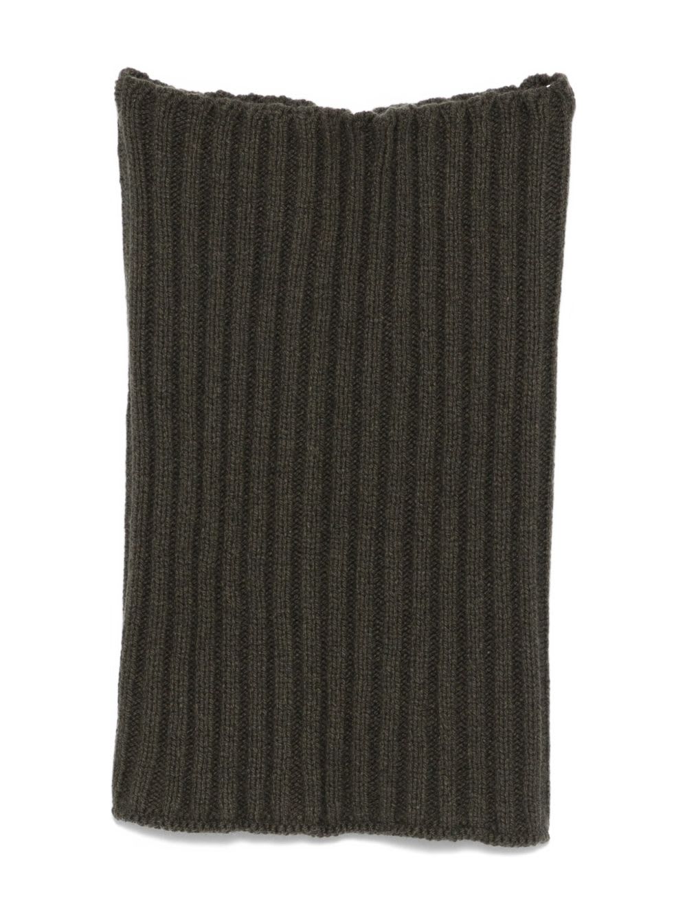 Rick Owens Cashmere Knitted Scarf In Green