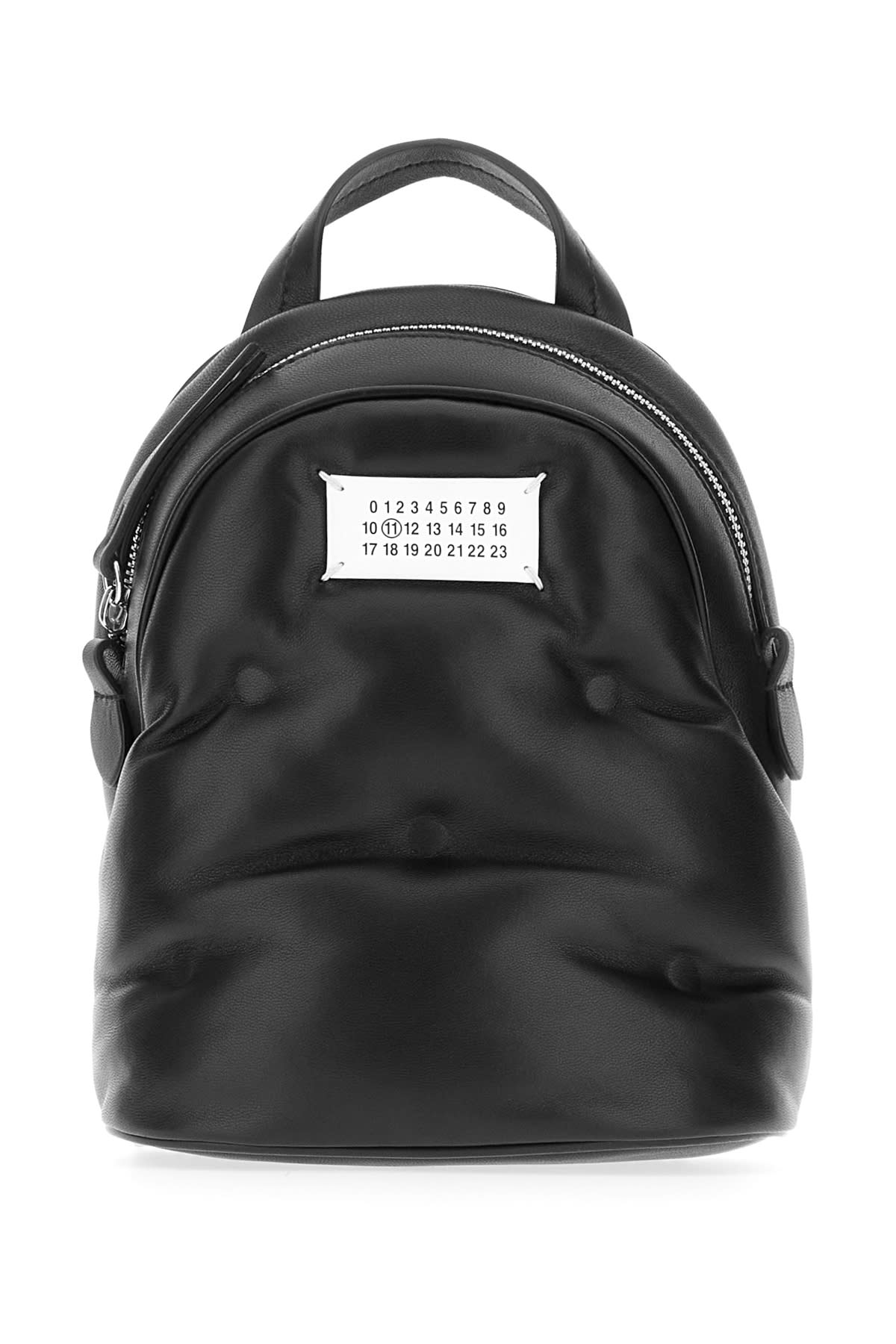 Maison Margiela Black Nappa Leather Glam Slam Backpack