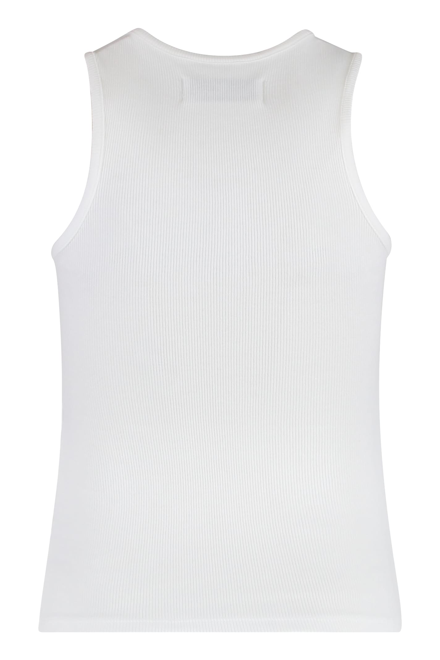 Vivienne Westwood 90s Orb-embellished Ribbed Tank Top Clothing In White