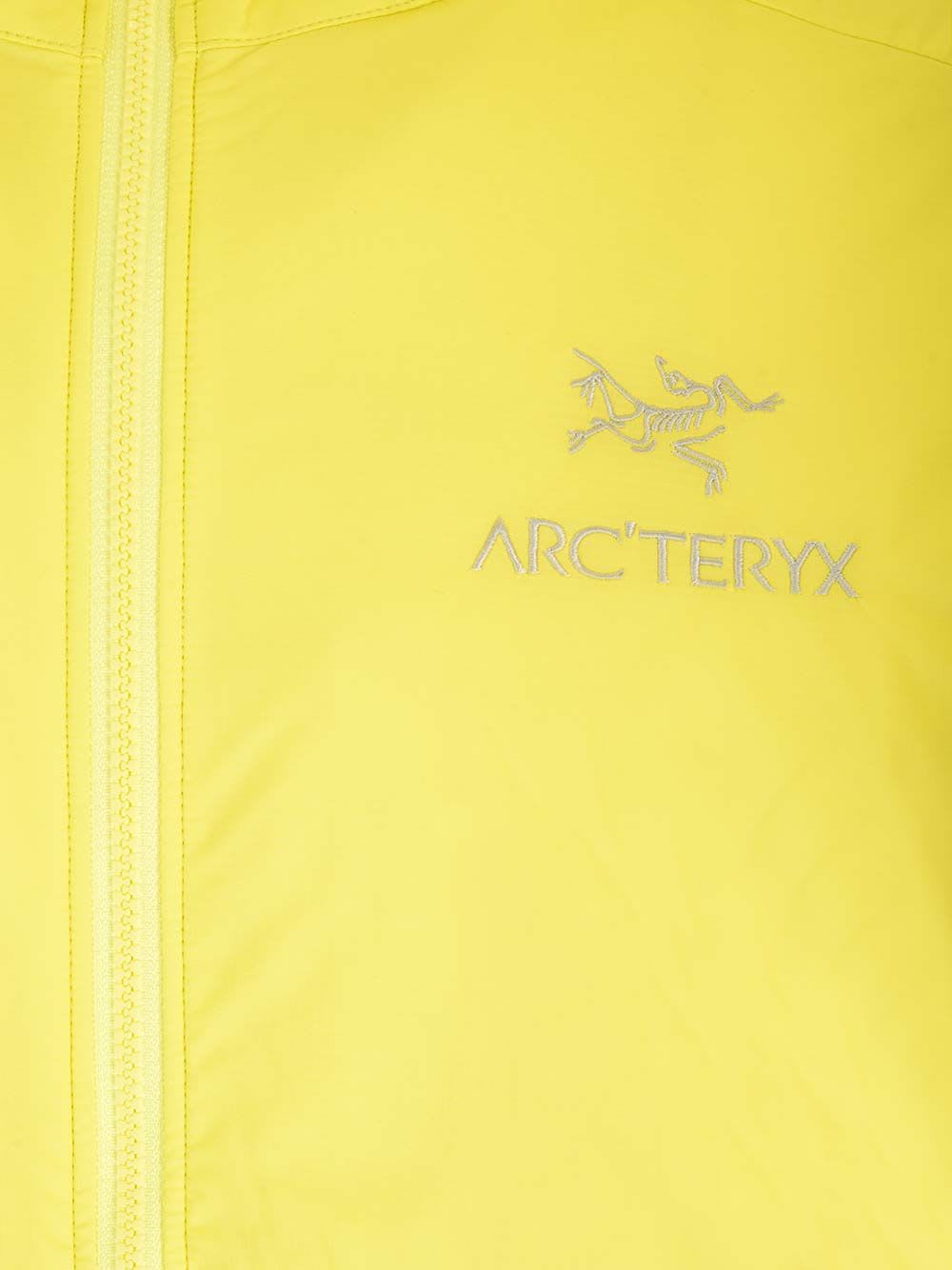 Shop Arc'teryx Atom Hoody Jacket In Yellow