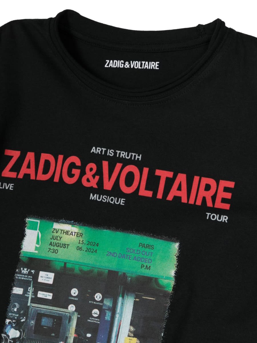 Shop Zadig &amp; Voltaire Tee Shirt In Black