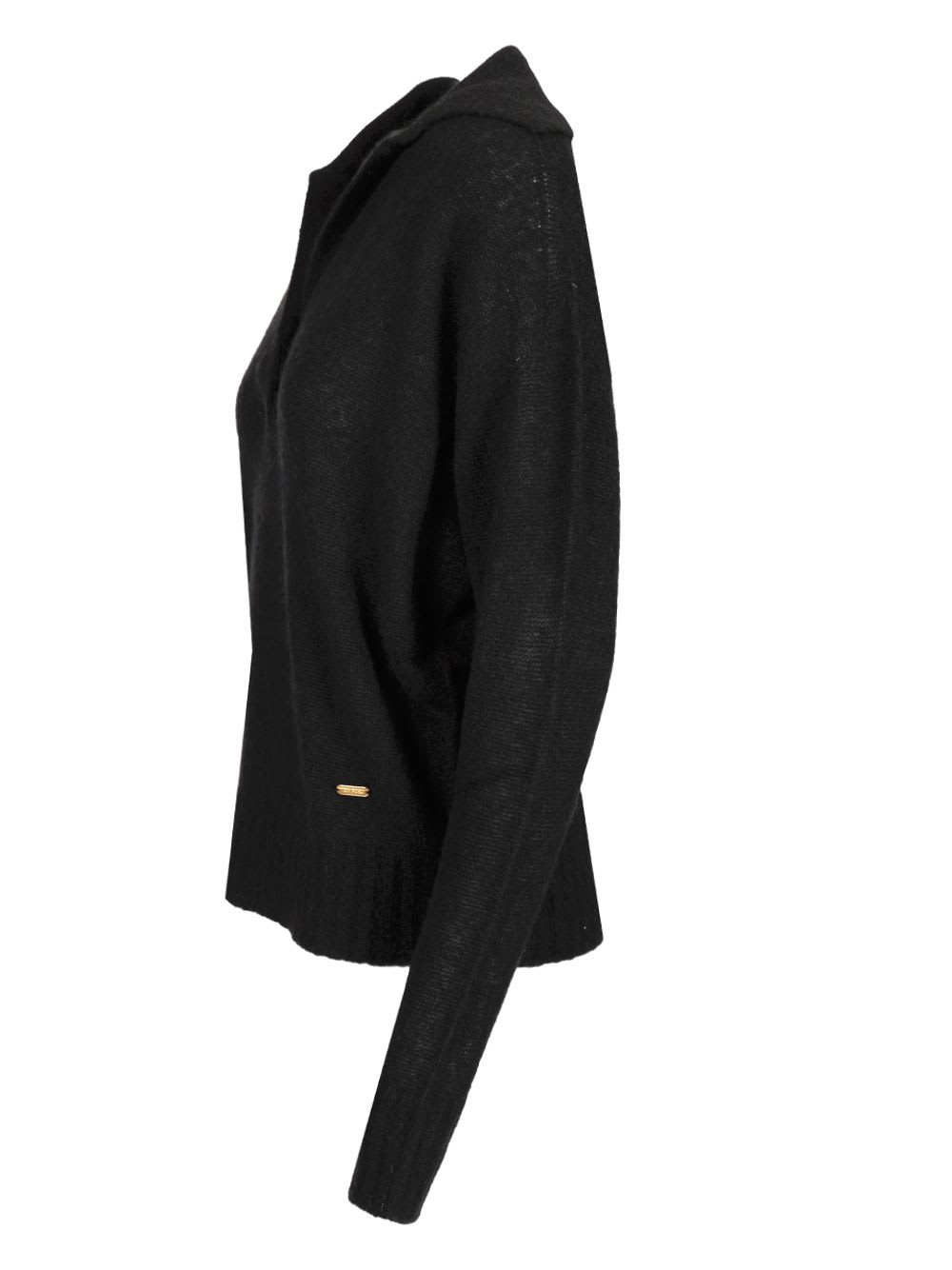 Tom Ford Cashmere And Silk Polo Shirt In Black