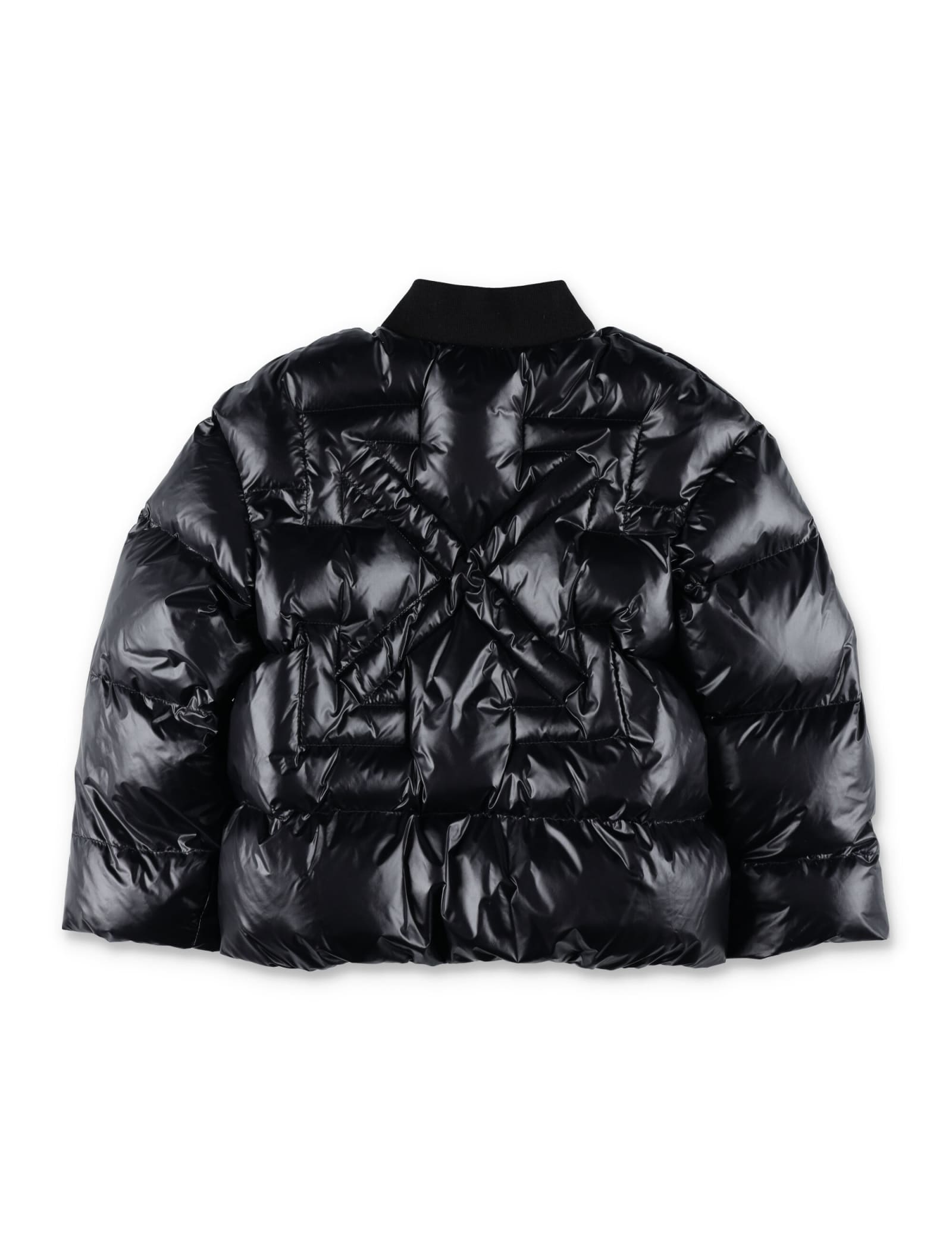 Shop Off-white Arrow Quilted Padded Bomber In Black