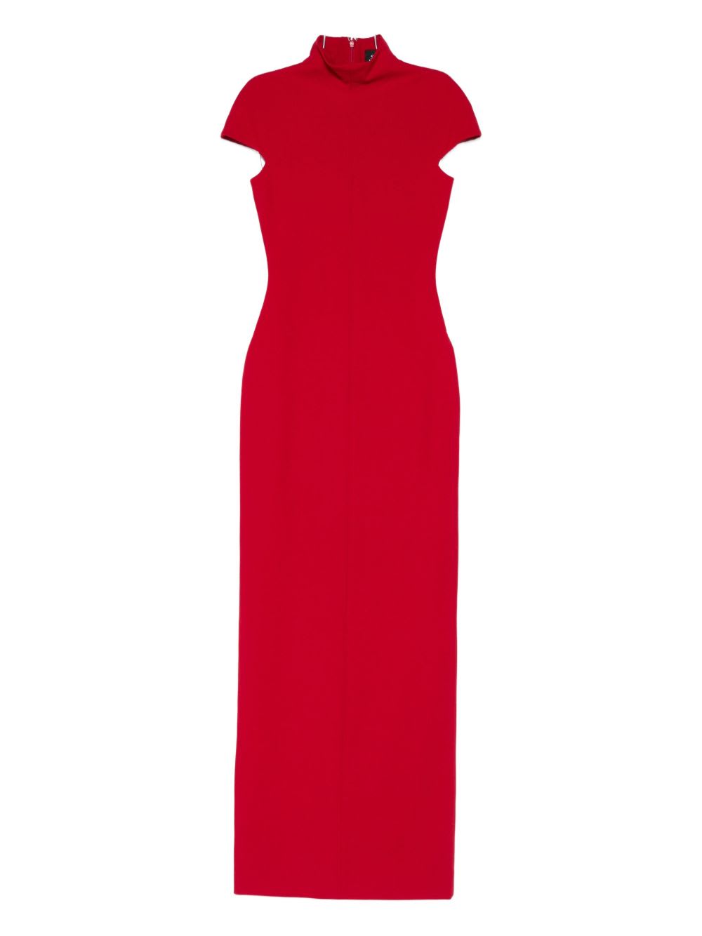 Solace London Lang Maxi Dress In Red