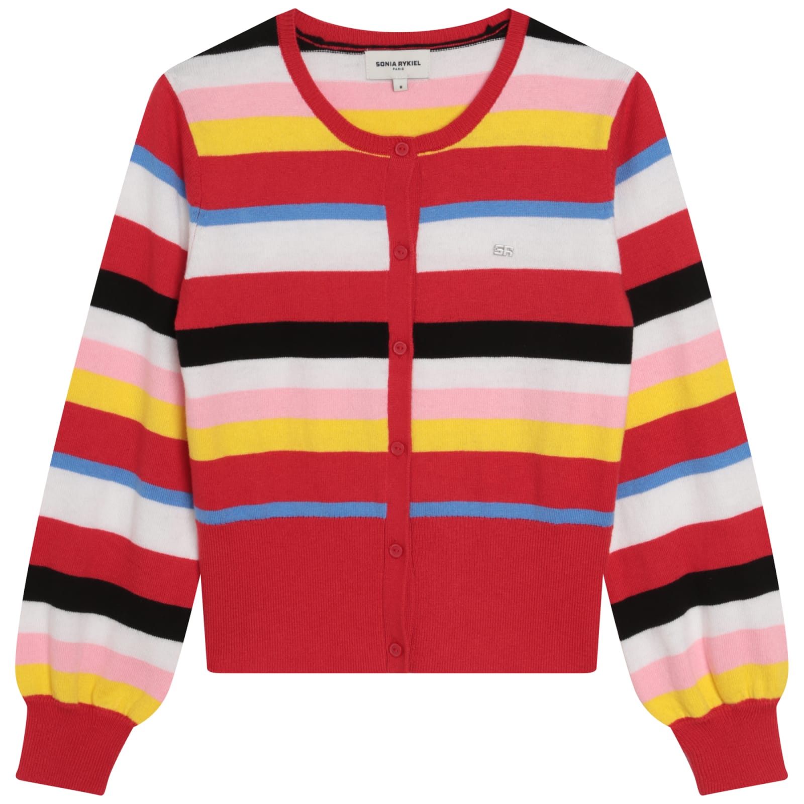 Sonia Rykiel Kids' Striped Cardigan In Multicolor