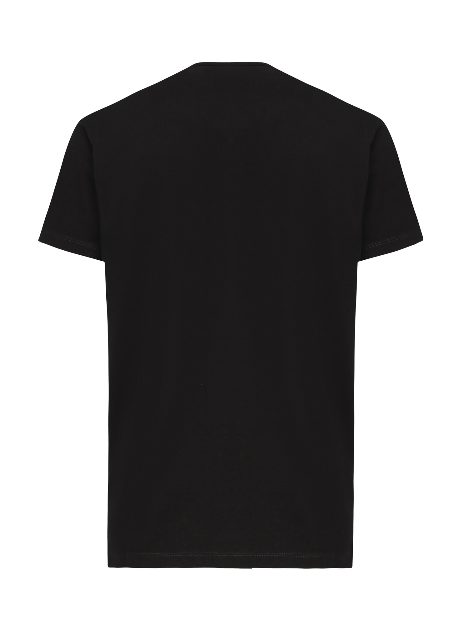 Dsquared2 T-shirt With Pocket And Logo In Black