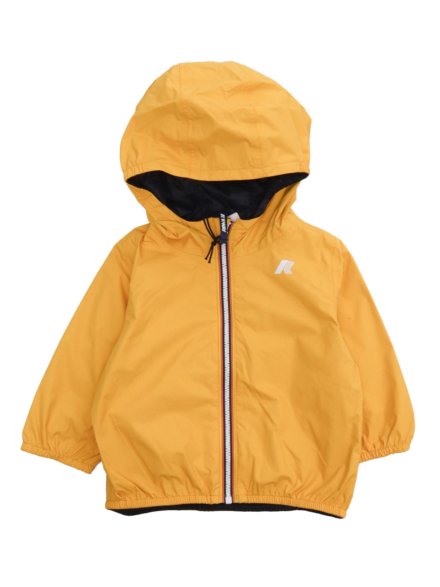 K-way Ecoplus Waterproof Jacket In Yellow