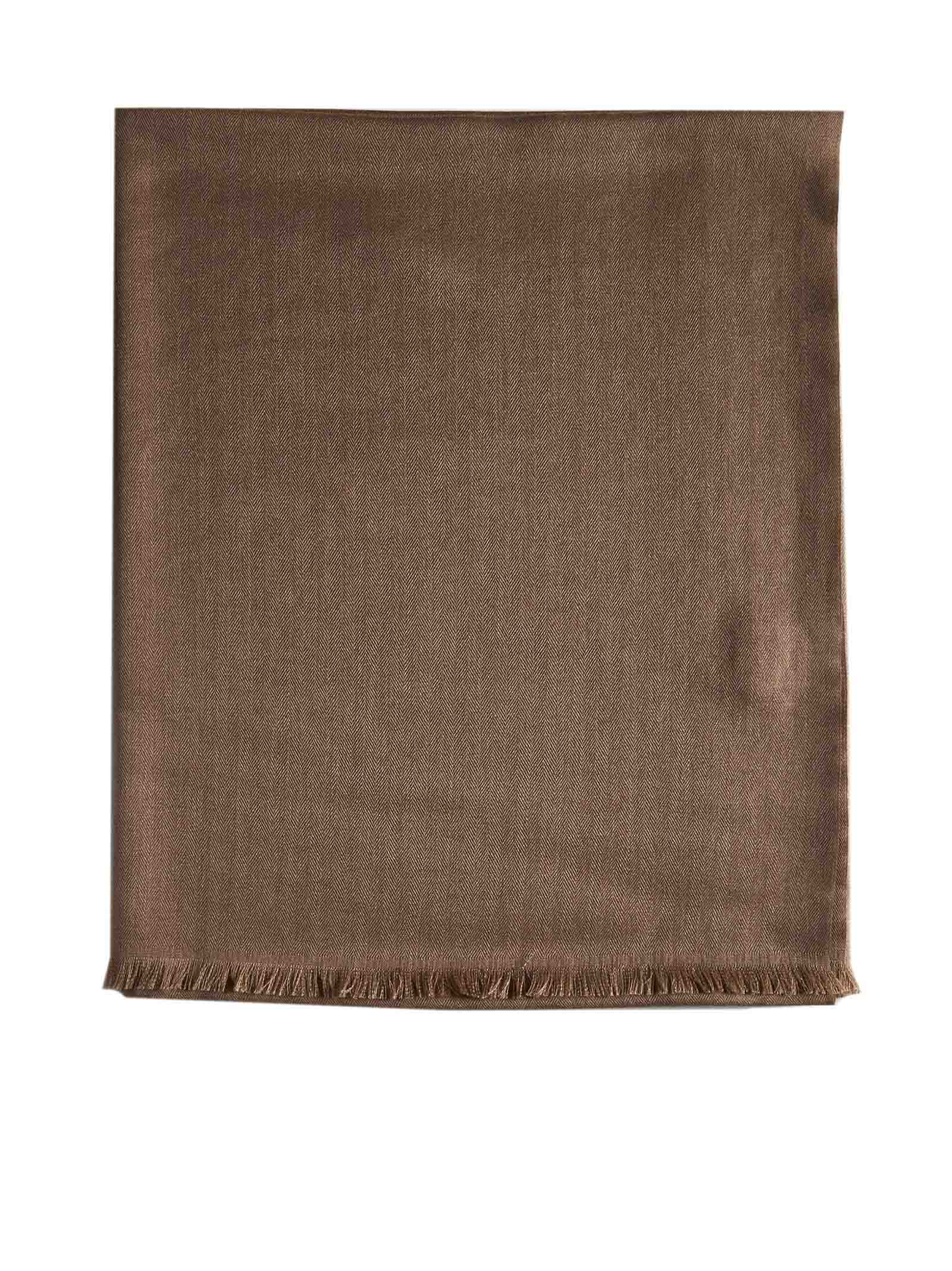 Shop Caruso Scarf In Mid Beige