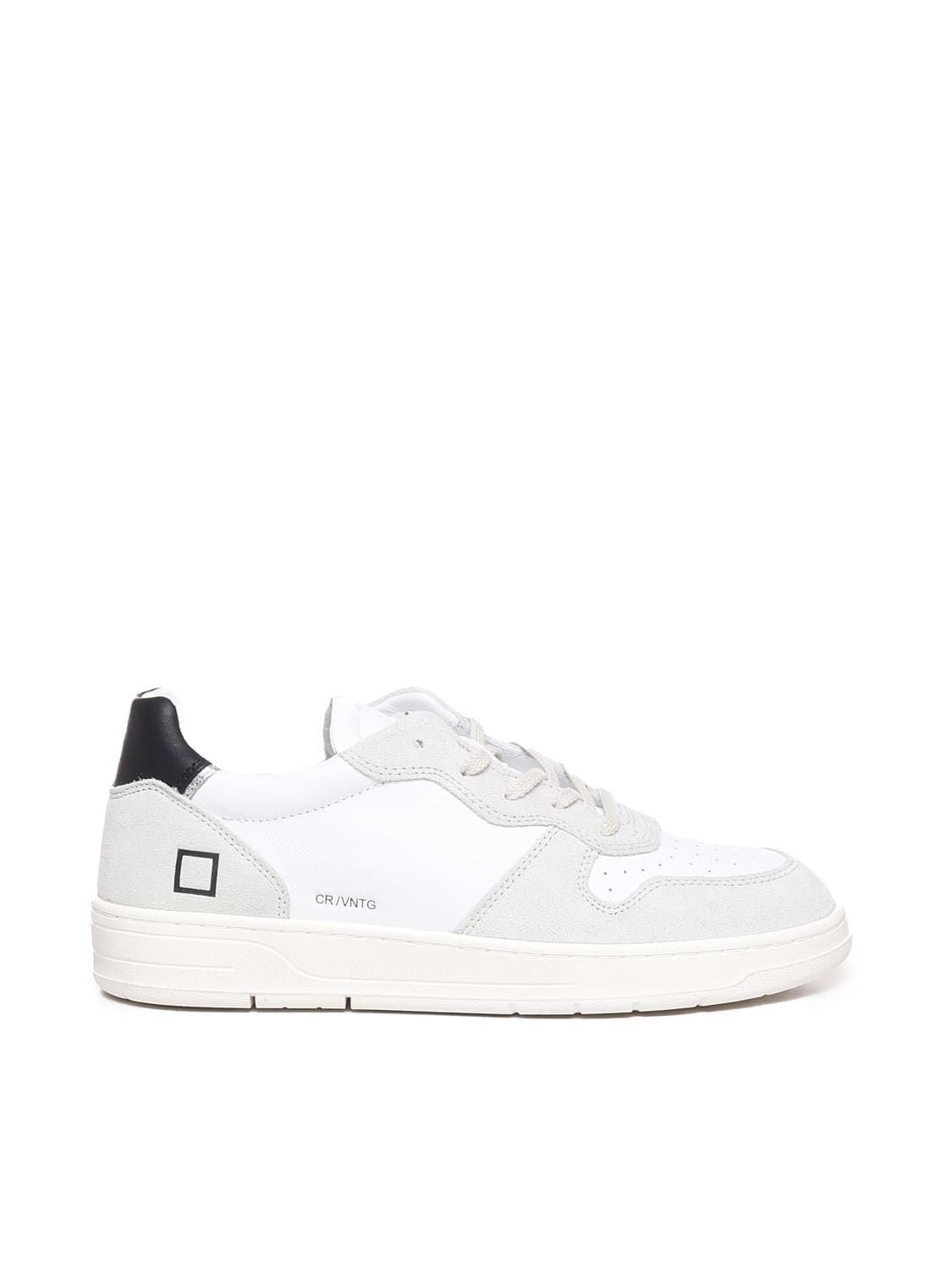 Shop Date Vintage Court Sneakers In White