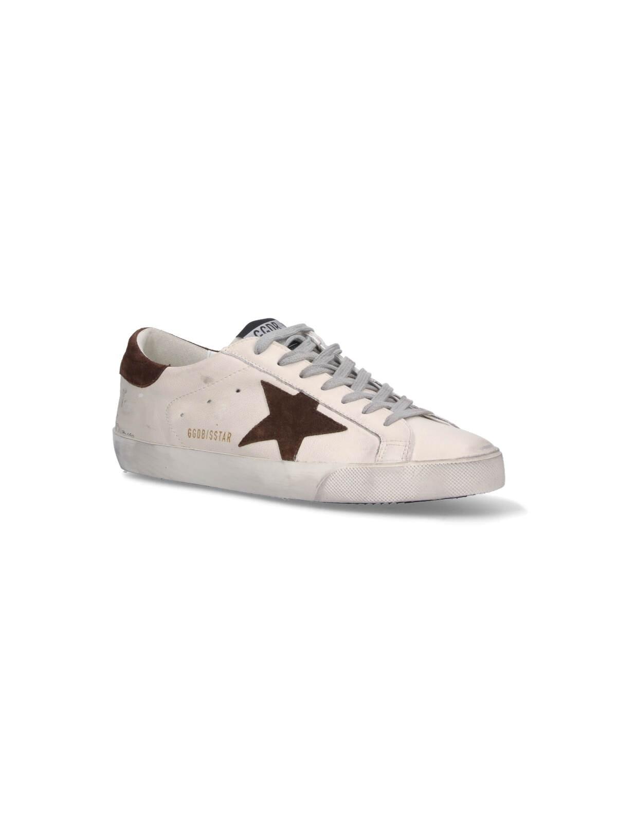 Golden Goose Super-star Sneakers In White