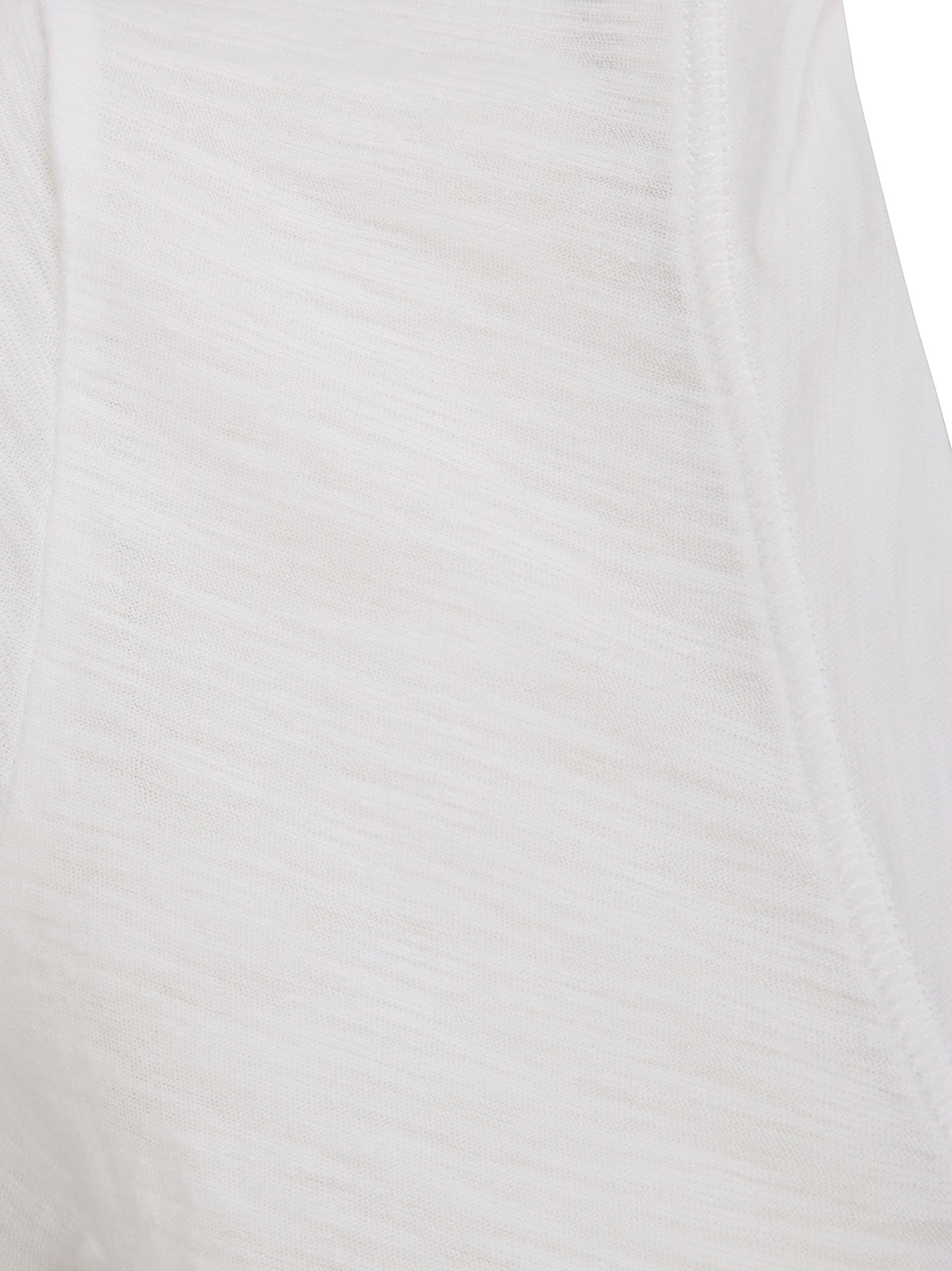 James Perse High Gauge Jersey Deep V T-shirt In White