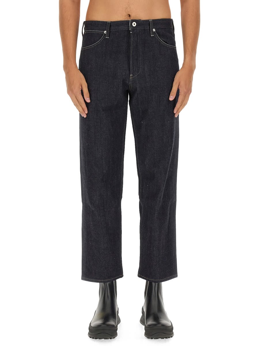 Shop Jil Sander Jeans In Denim In Blue