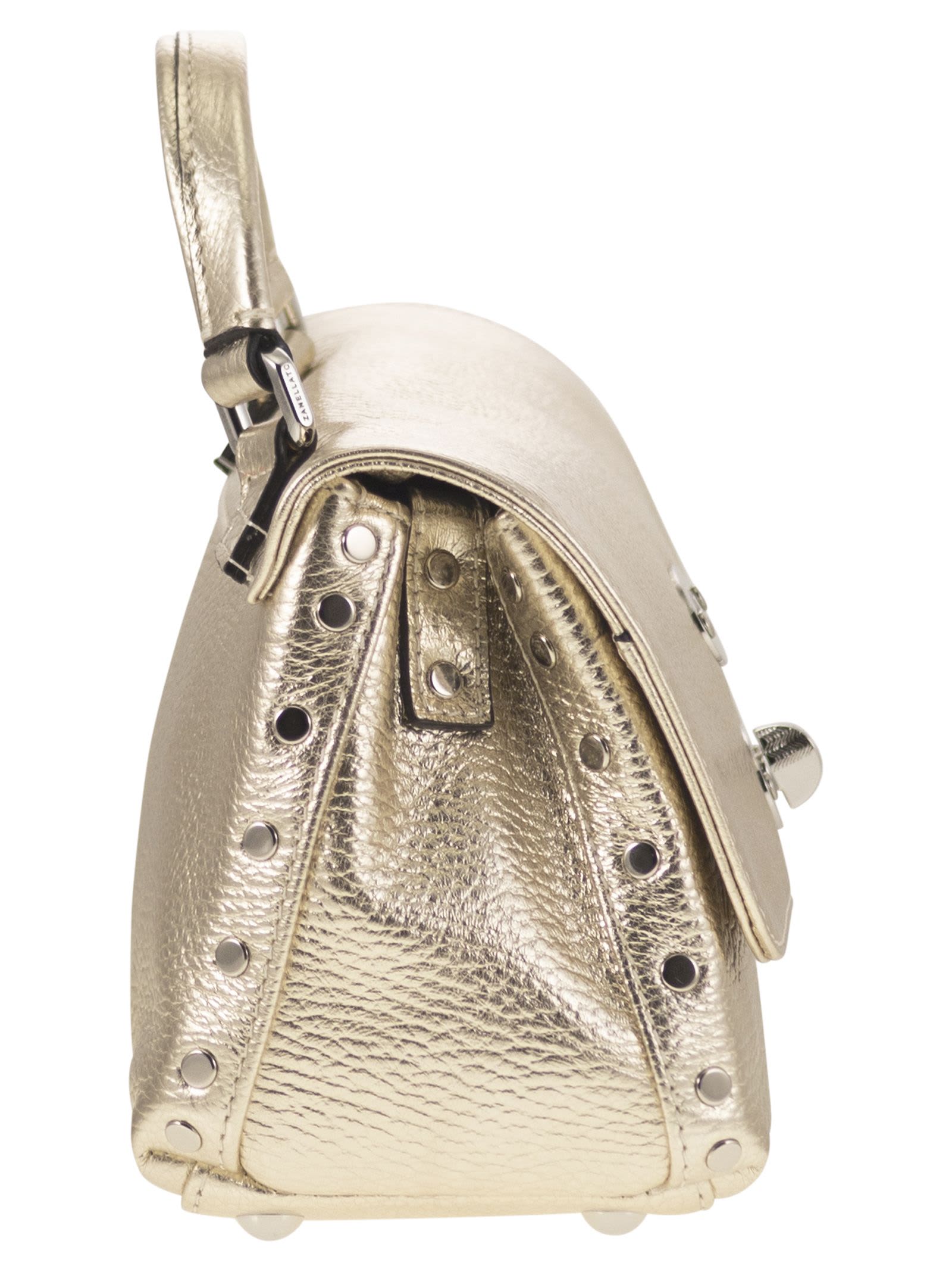 Shop Zanellato Postina - Daily Metal Baby Bag In Gold