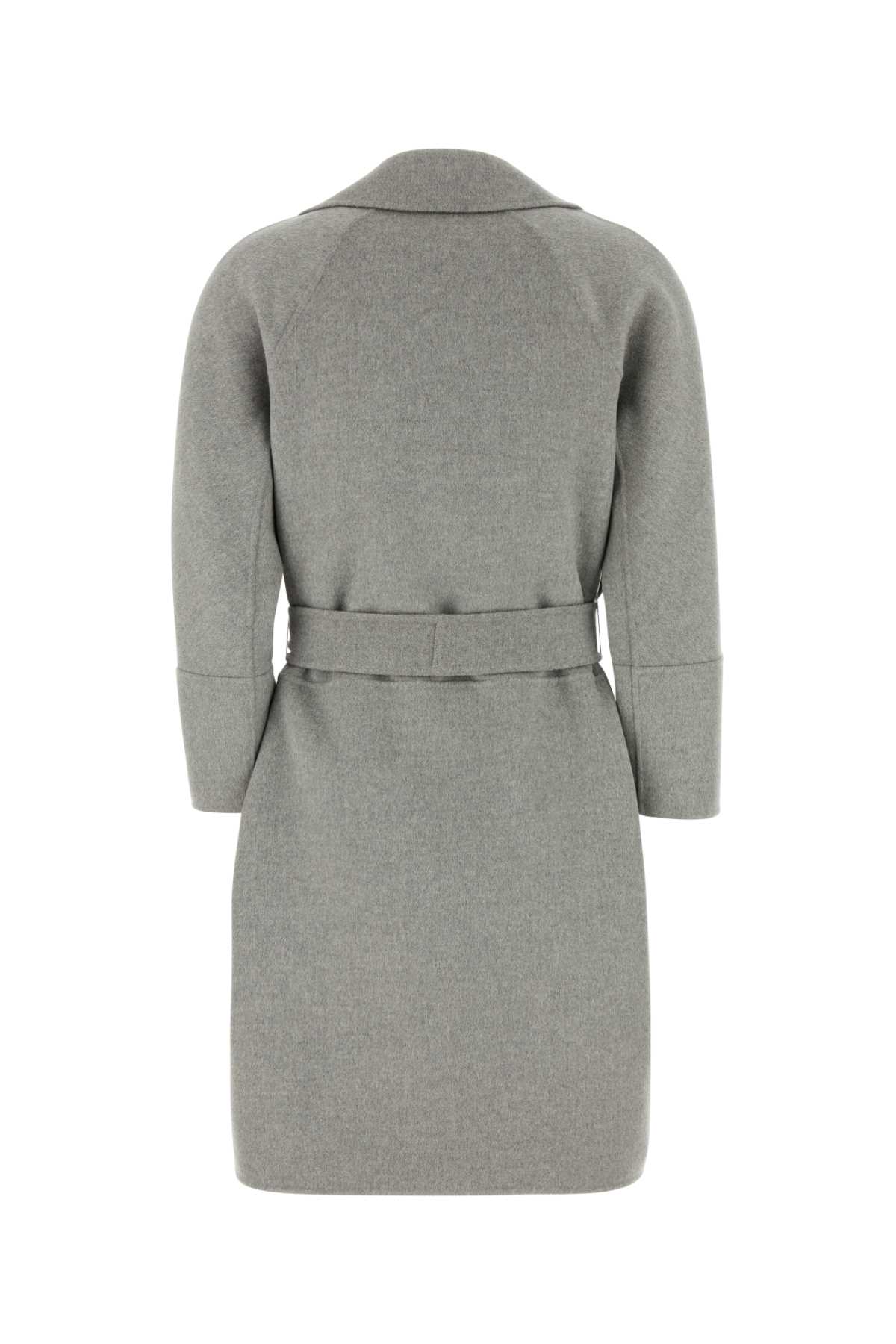 'S MAX MARA GREY WOOL ARONA COAT