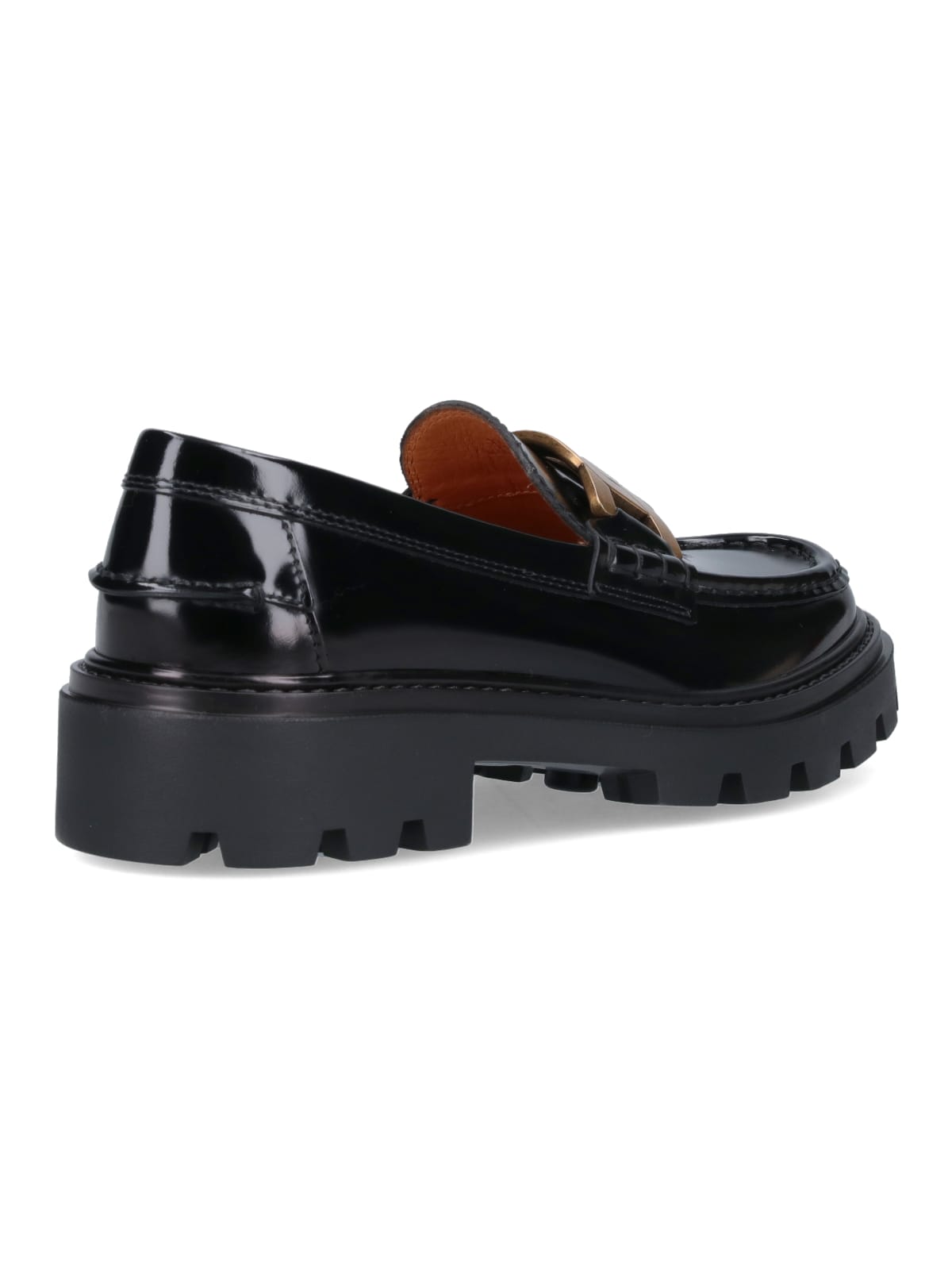 Shop Tod's Kate Loafers In Nero