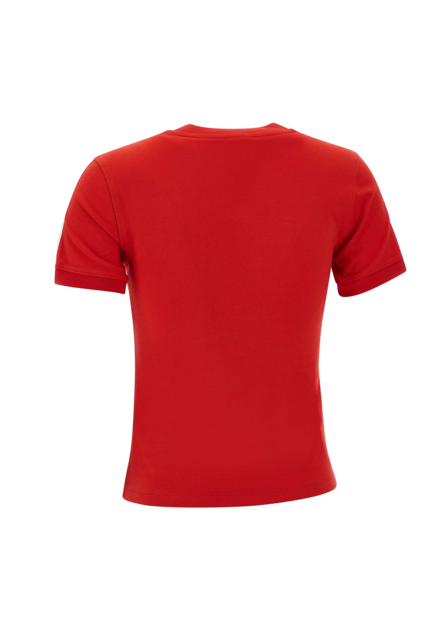 Shop Adidas Originals Cotton T-shirt In Red
