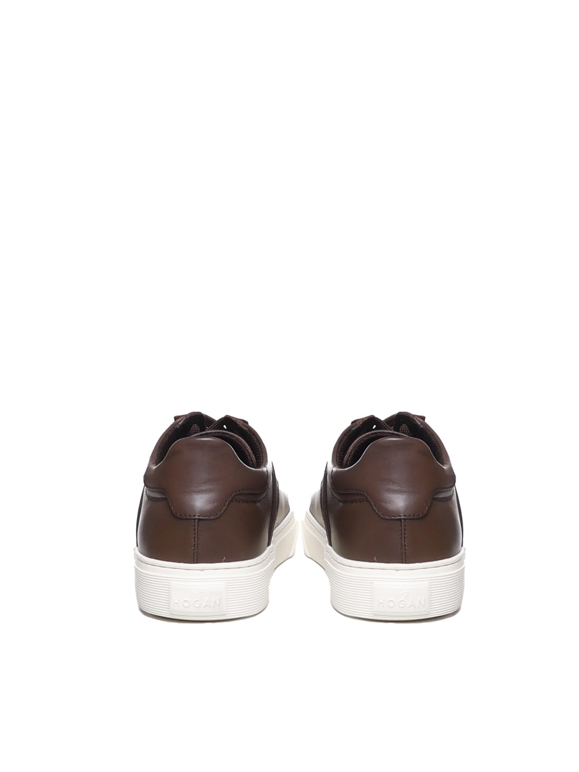 Shop Hogan H365 Sneakers In Brown