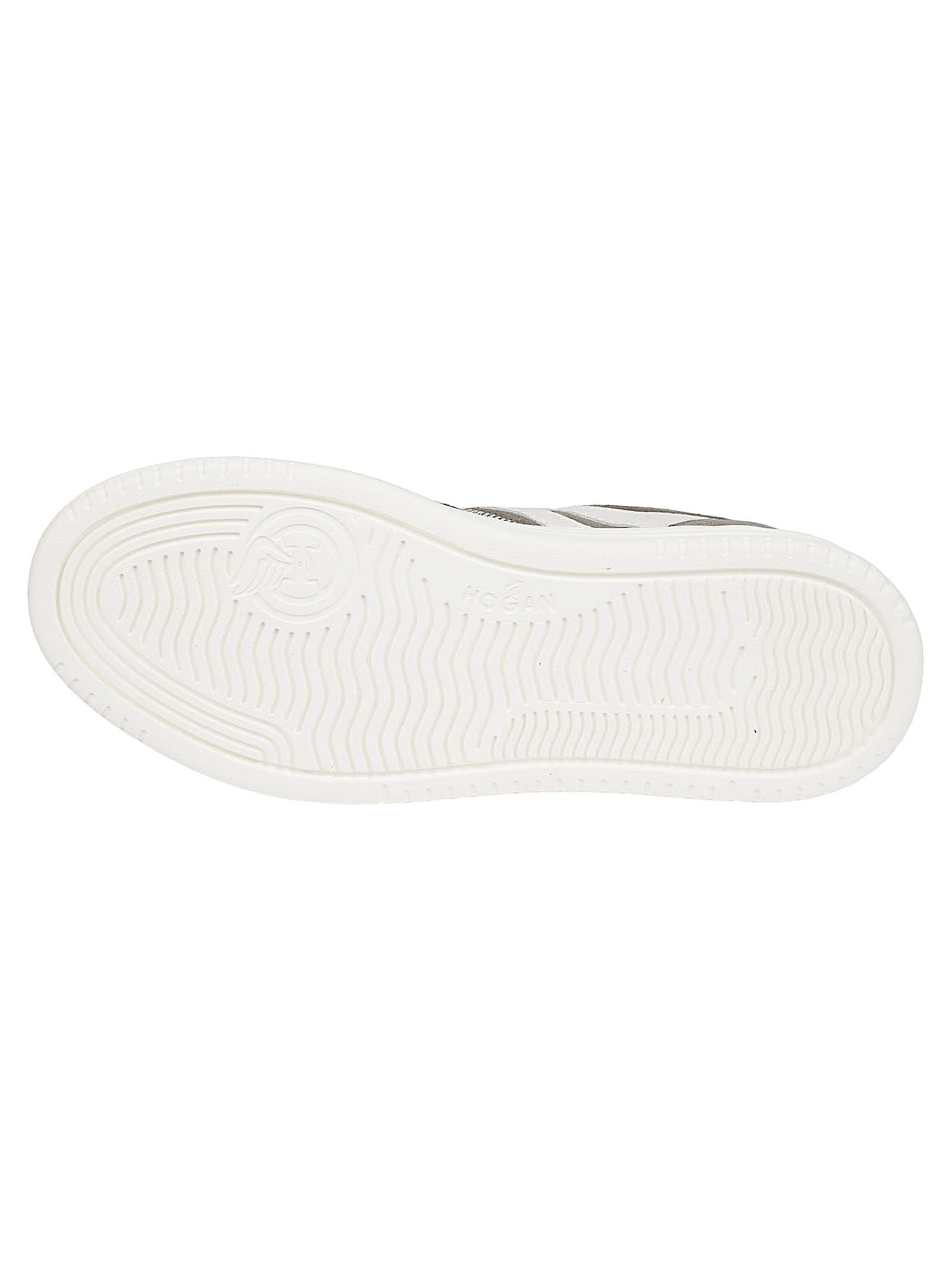 Hogan Lace-up Suede Sneakers With Memory Foam Insole In Gray