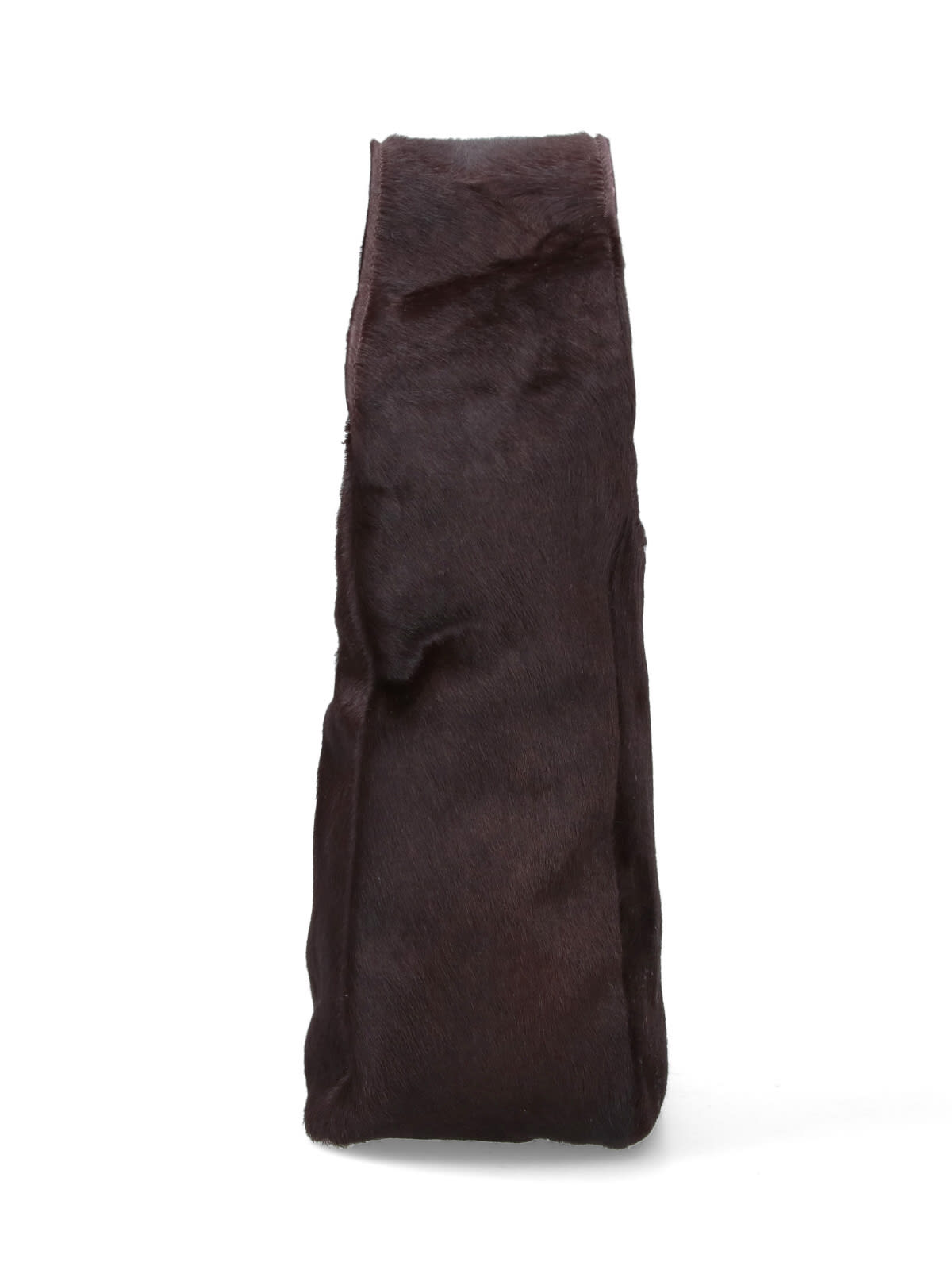 Our Legacy Luxurious Shoulder Bag Fur Texture In Brown