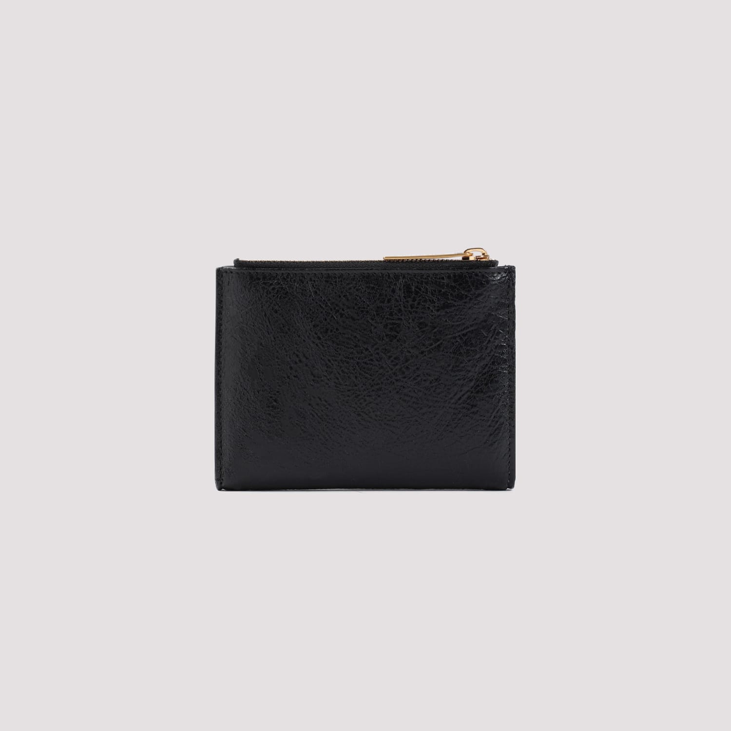 Shop Balenciaga Monaco Bifold Wallet In Black