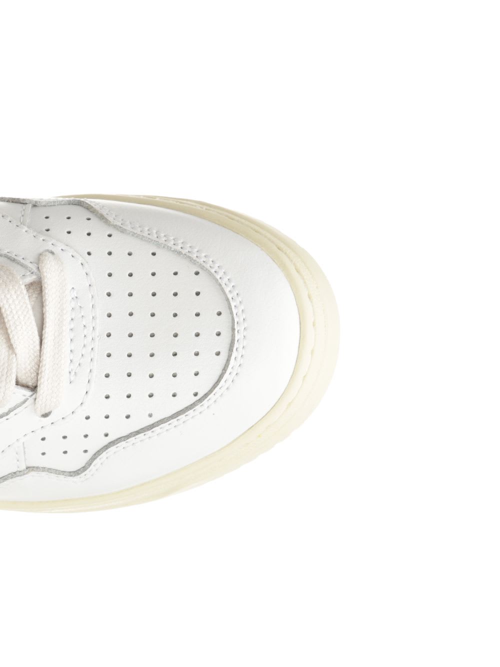 Autry Medalist Low Leat Leat Wht Tempest Sneakers In White