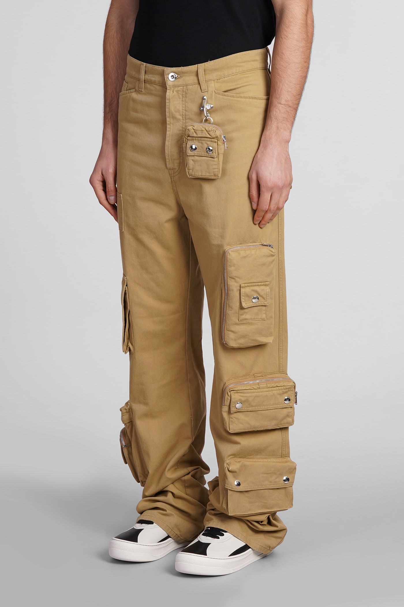 Shop Lanvin Jeans In Beige Cotton