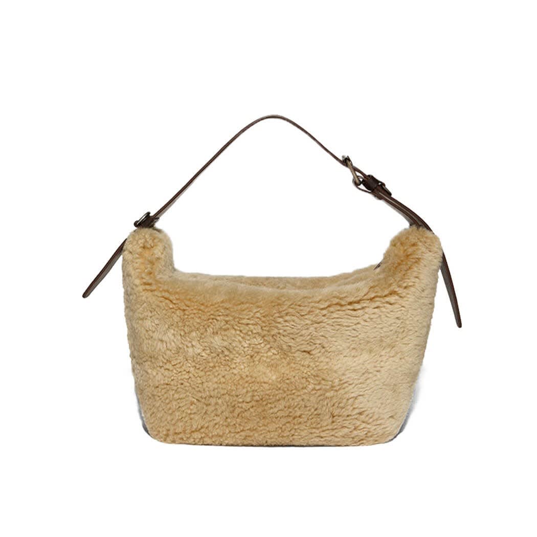 DSQUARED2 DSQUARED2 WOOD LOVER BEIGE SHOULDER BAG
