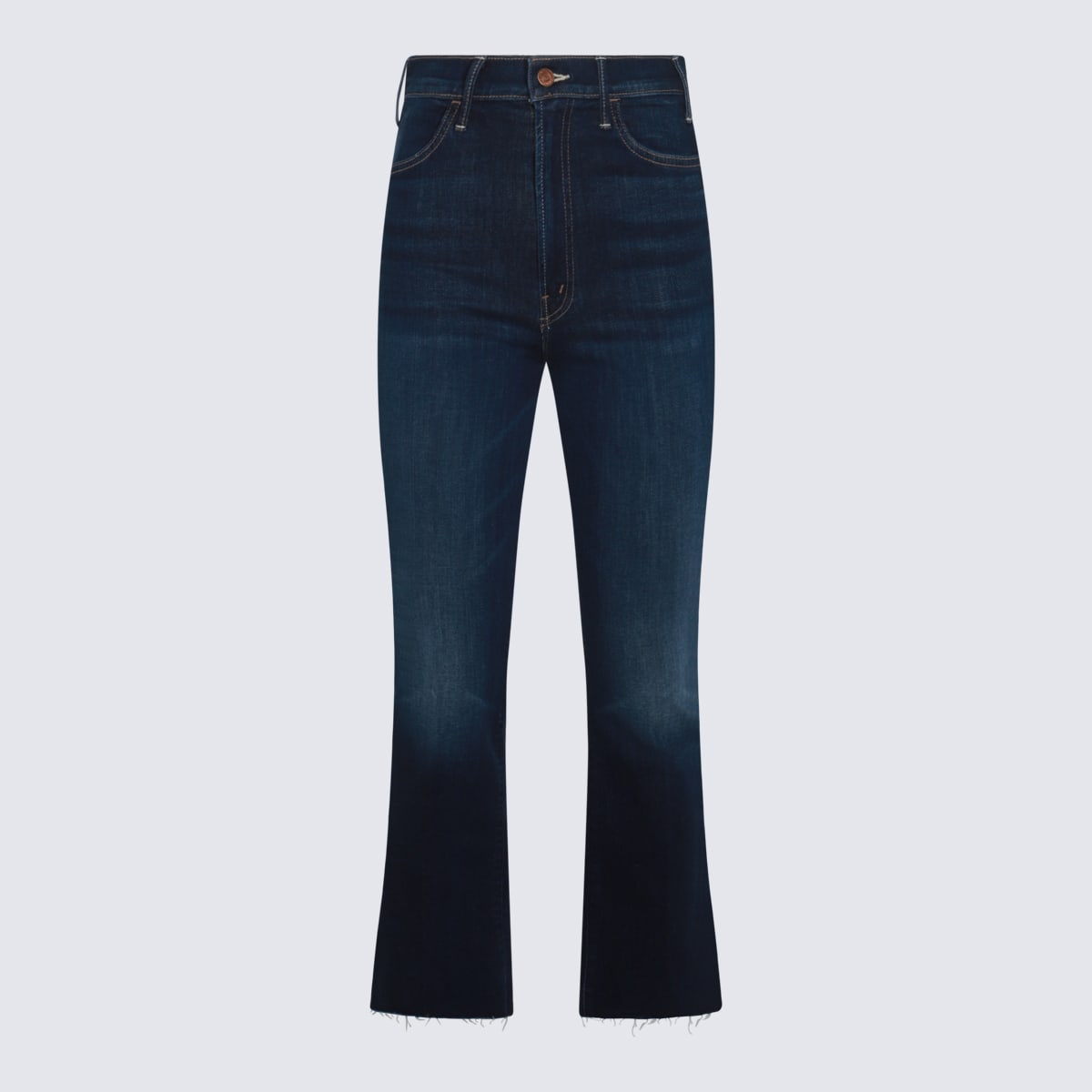 MOTHER BLUE COTTON DENIM JEANS 