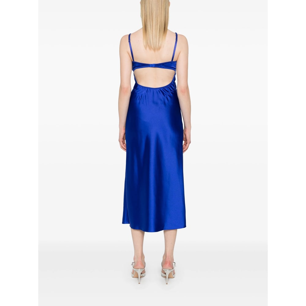 Anna October Waterlily Dress In Blue