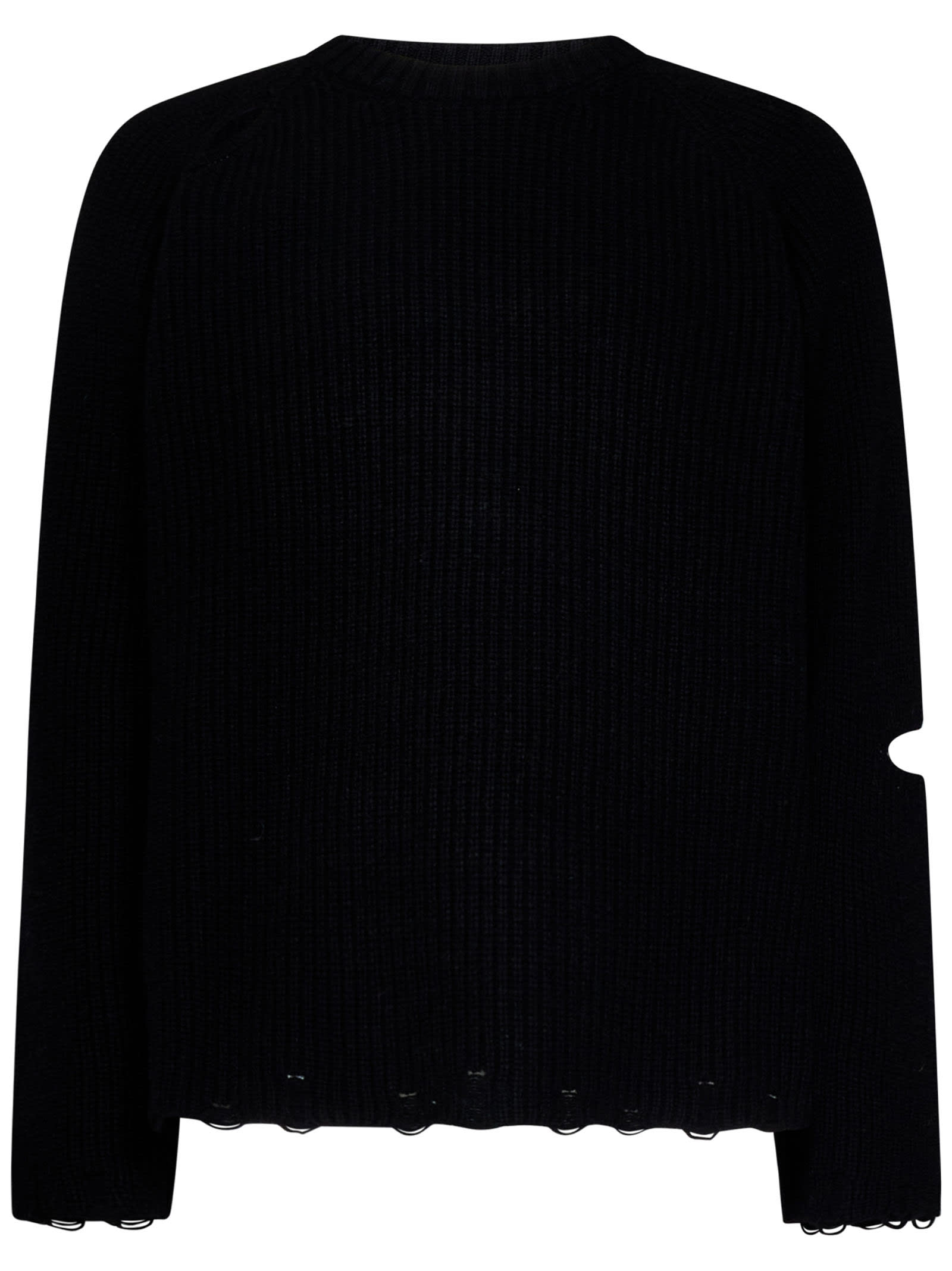 A Paper Kid Sweater In Black