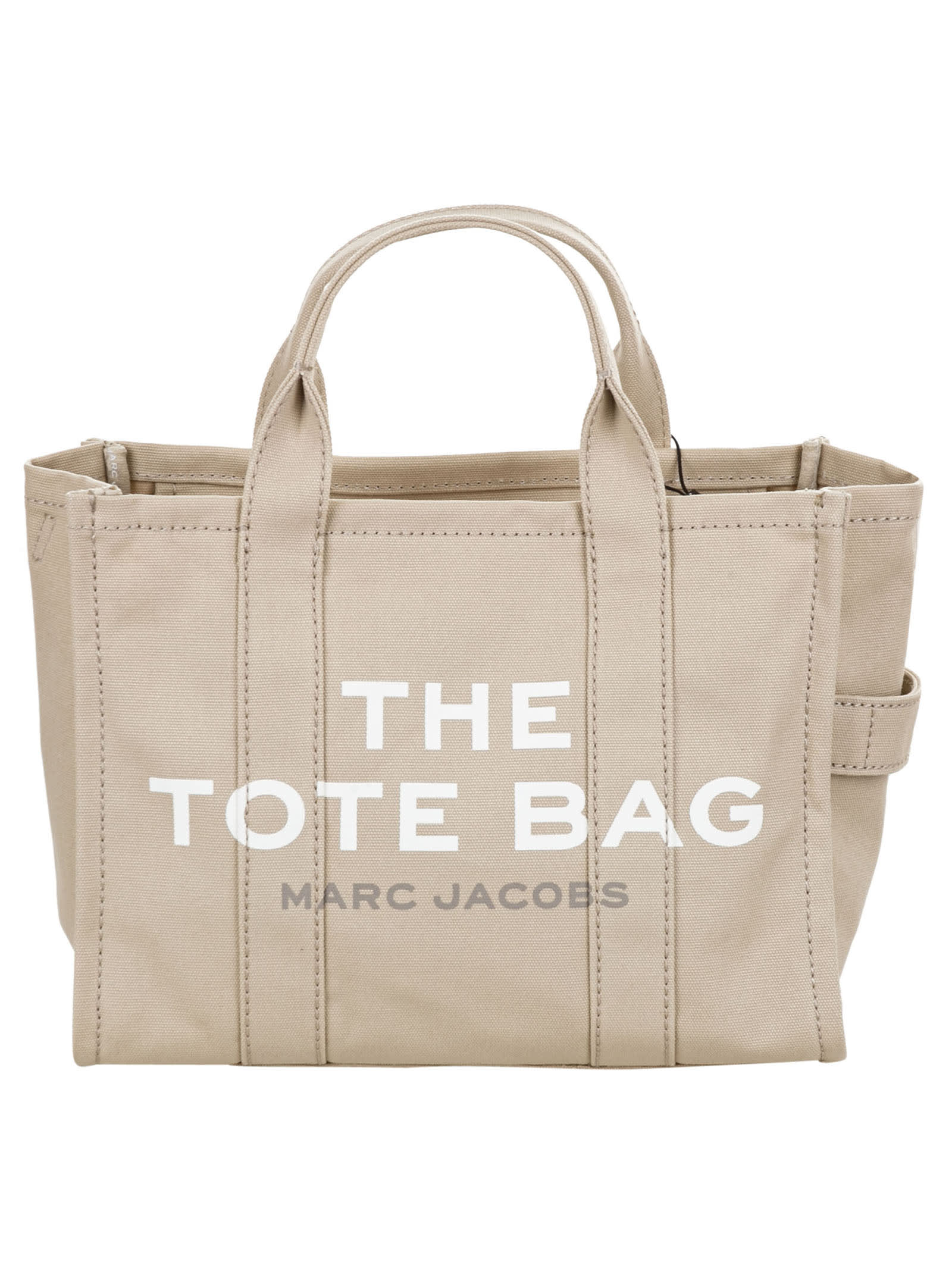 Shop Marc Jacobs Small Traveler Tote In Beige