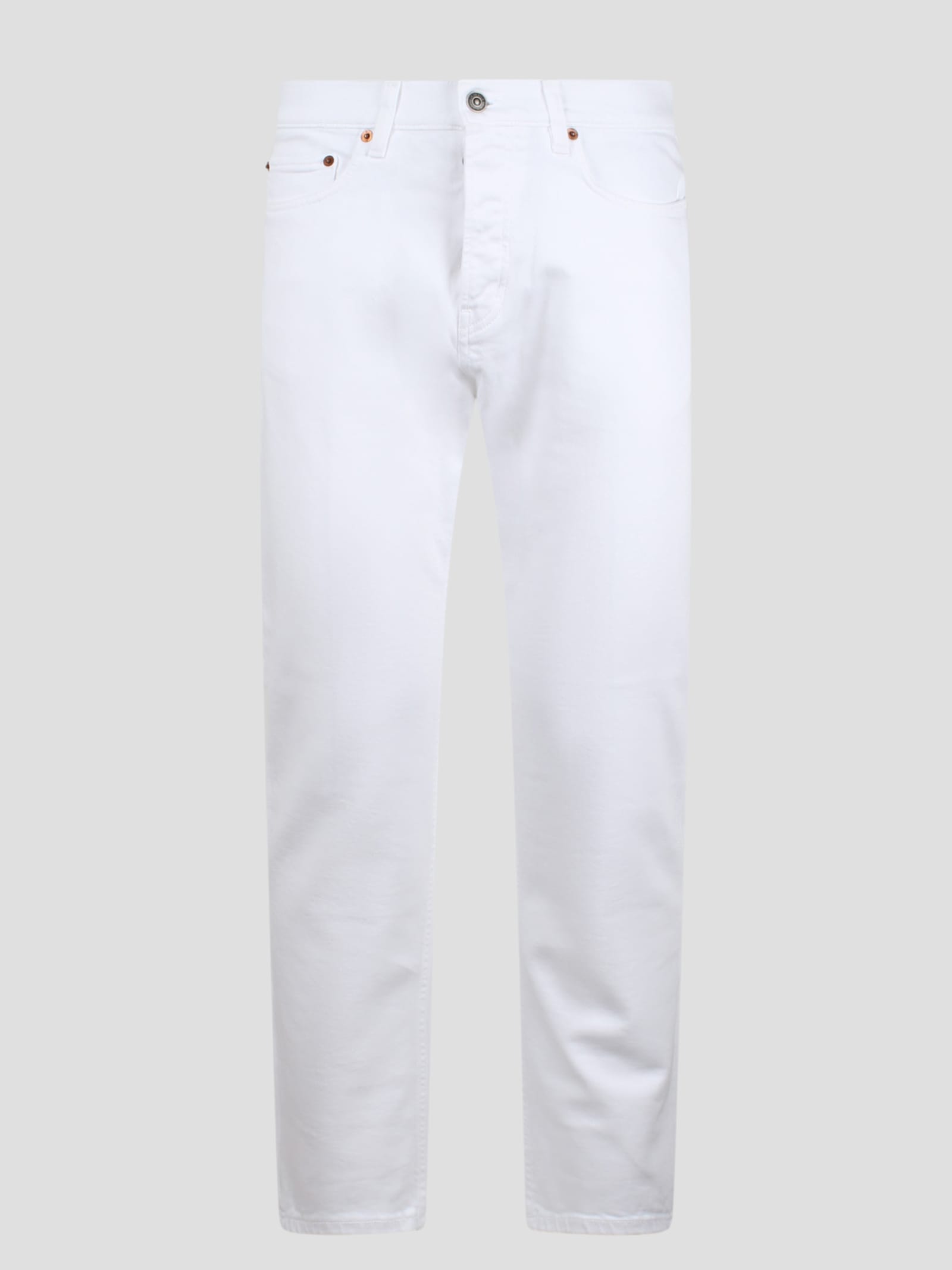 Shop Haikure Tokyo Slim Bull Denim Jeans In White