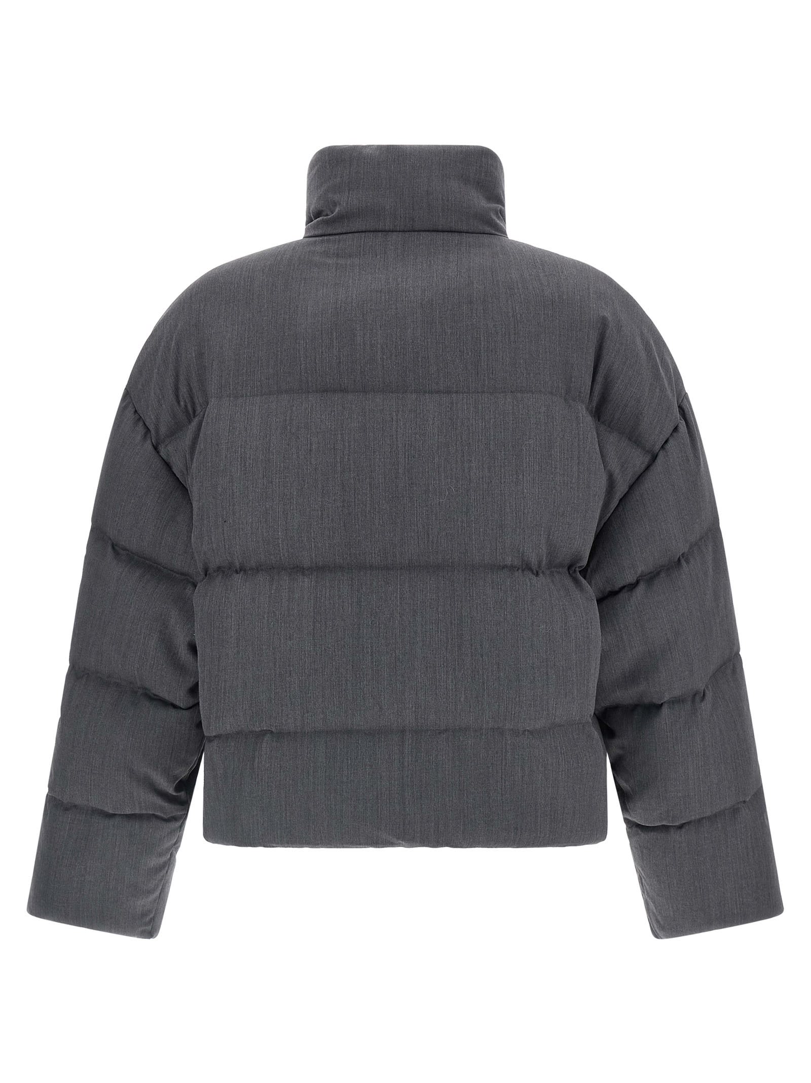 Entire Studios Mml Puffer Down Jacket In Gray