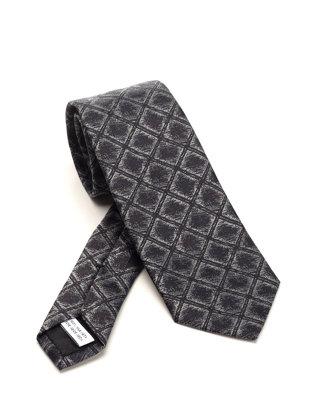 Shop Ferragamo Silk Tie In Black