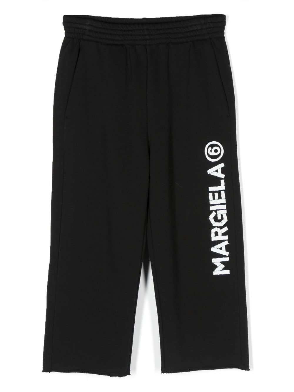 Shop Mm6 Maison Margiela Mm6p95u Pants In Black
