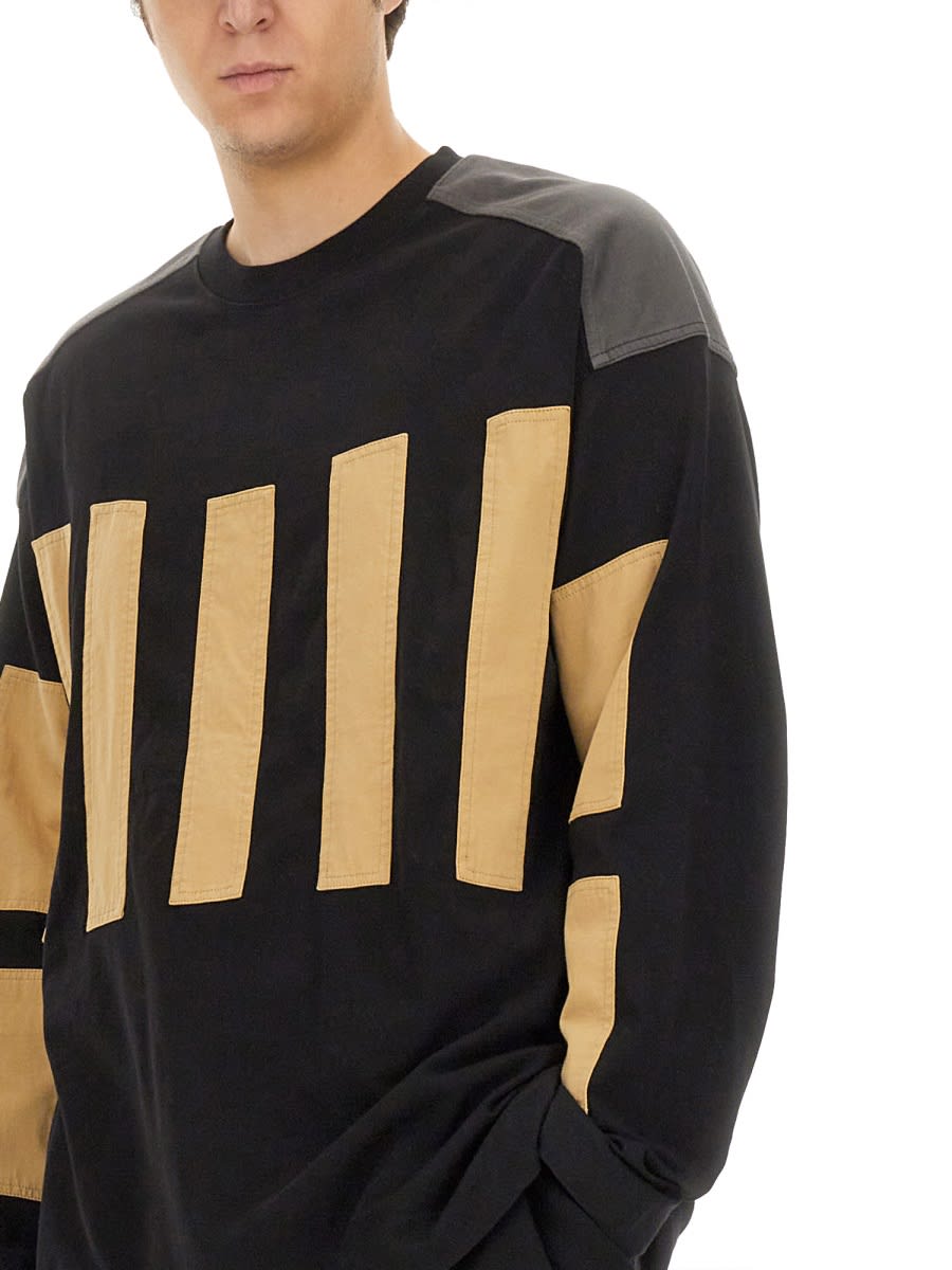 Shop Dries Van Noten Cotton Sweatshirt In Black