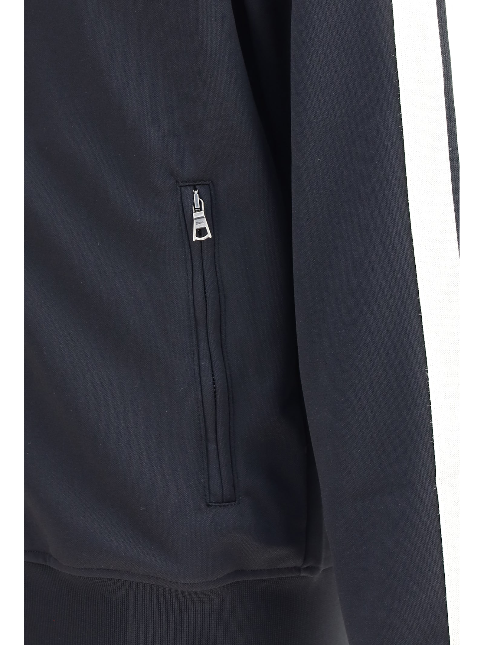 Palm Angels Classic Logo Track Jacket In Black