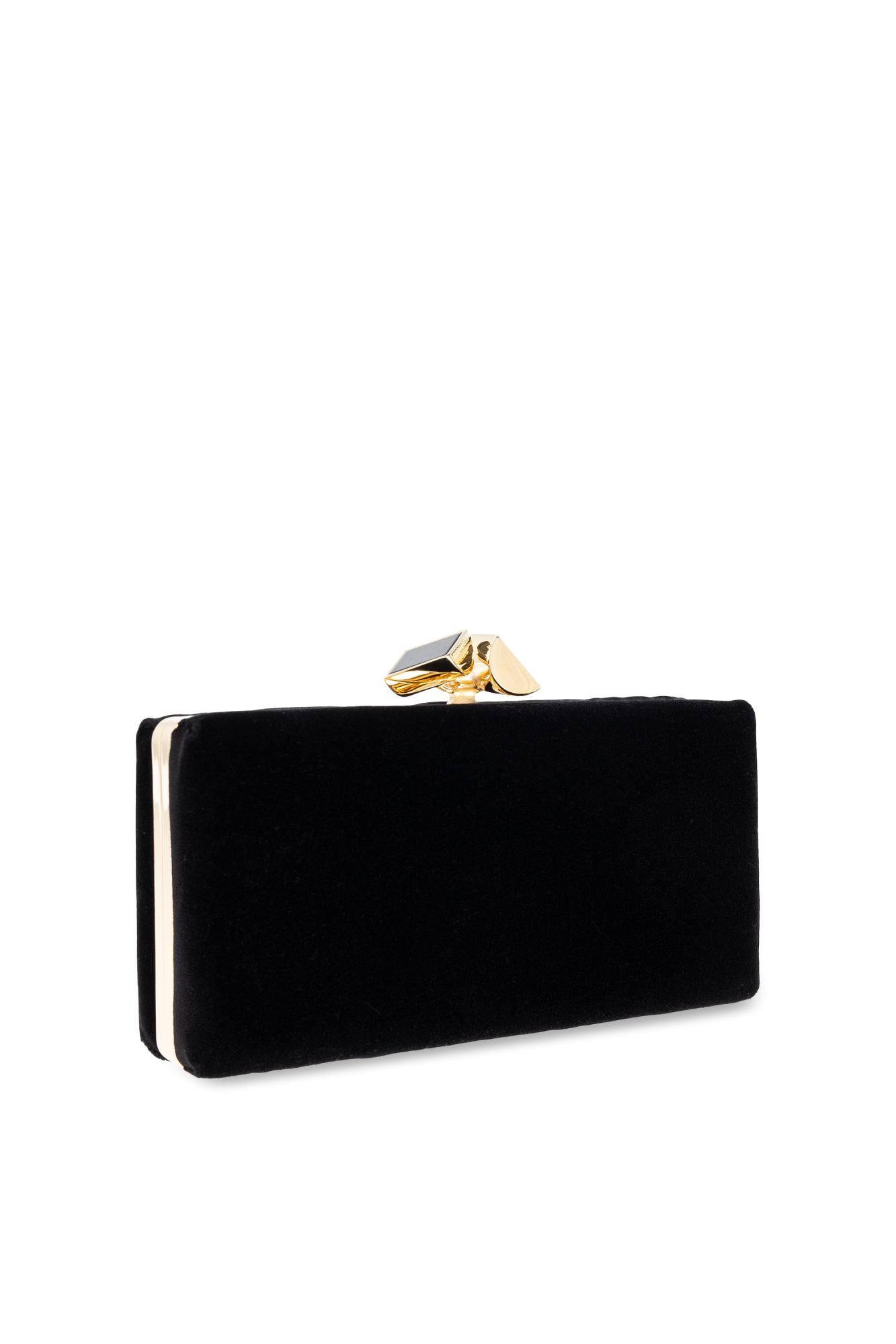 Dsquared2 Chain-strap Clutch Bag In Black