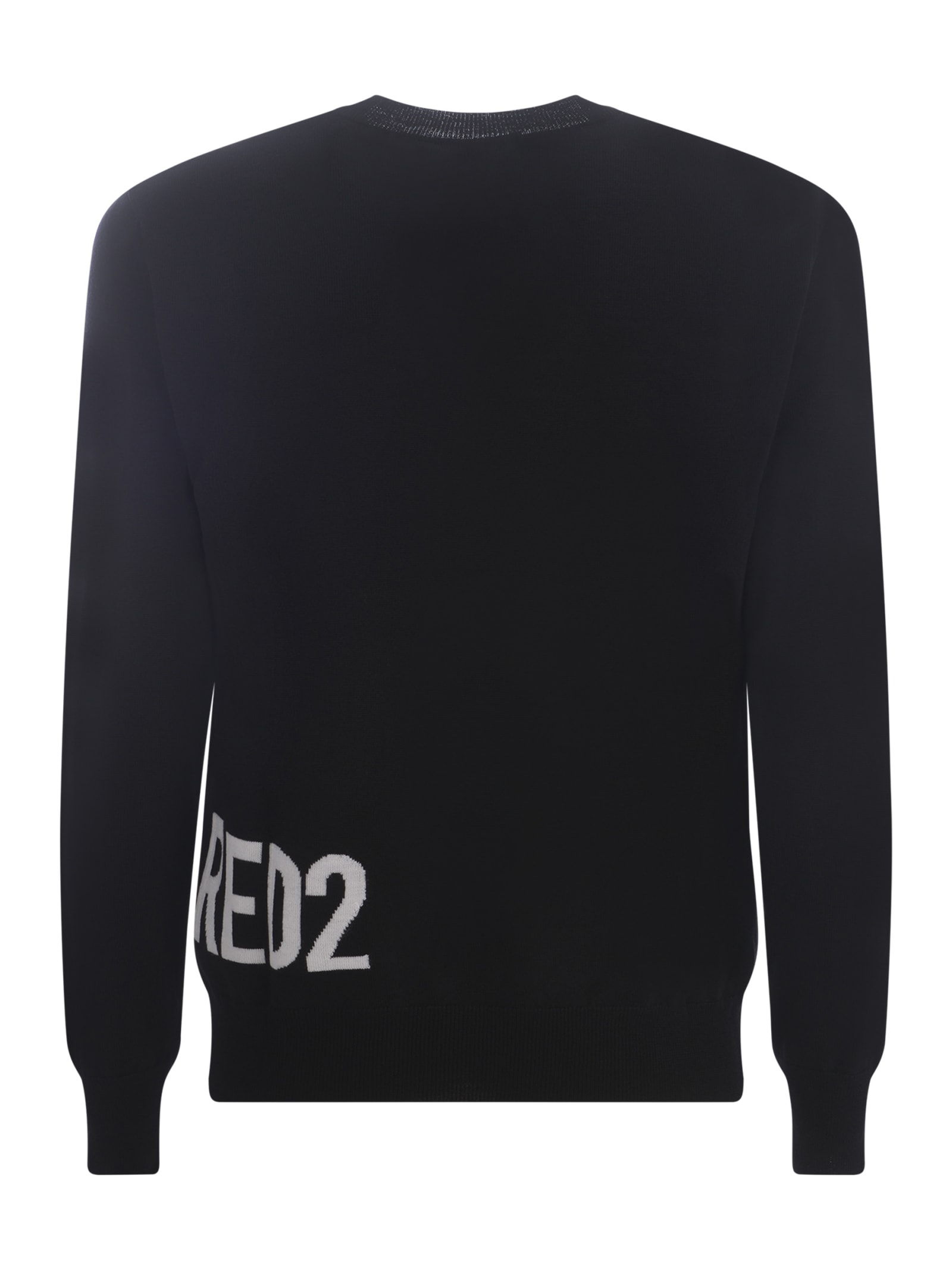 Shop Dsquared2 Sweater  In Virgin Wool In Black