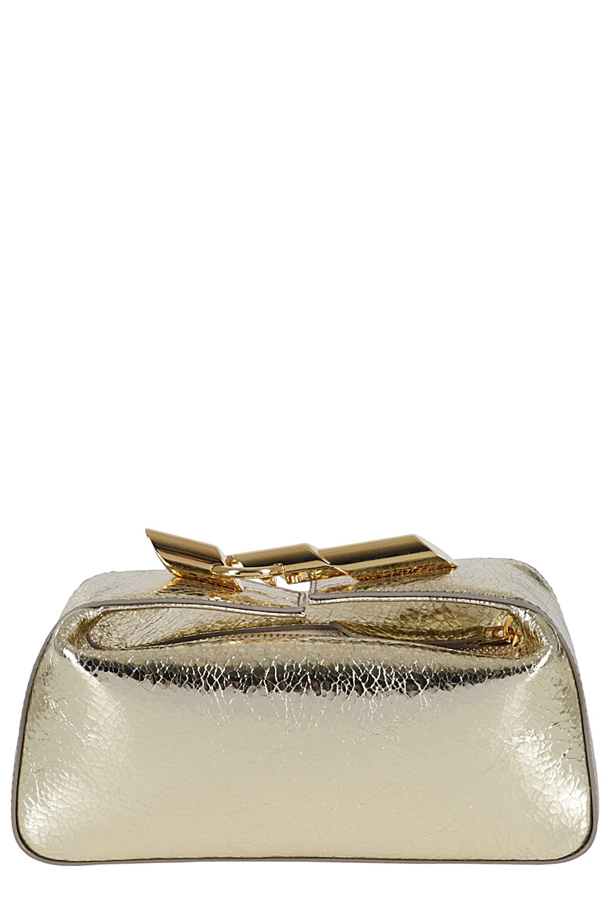 Shop Lanvin Haute Sequence Clutch Bag In Gold