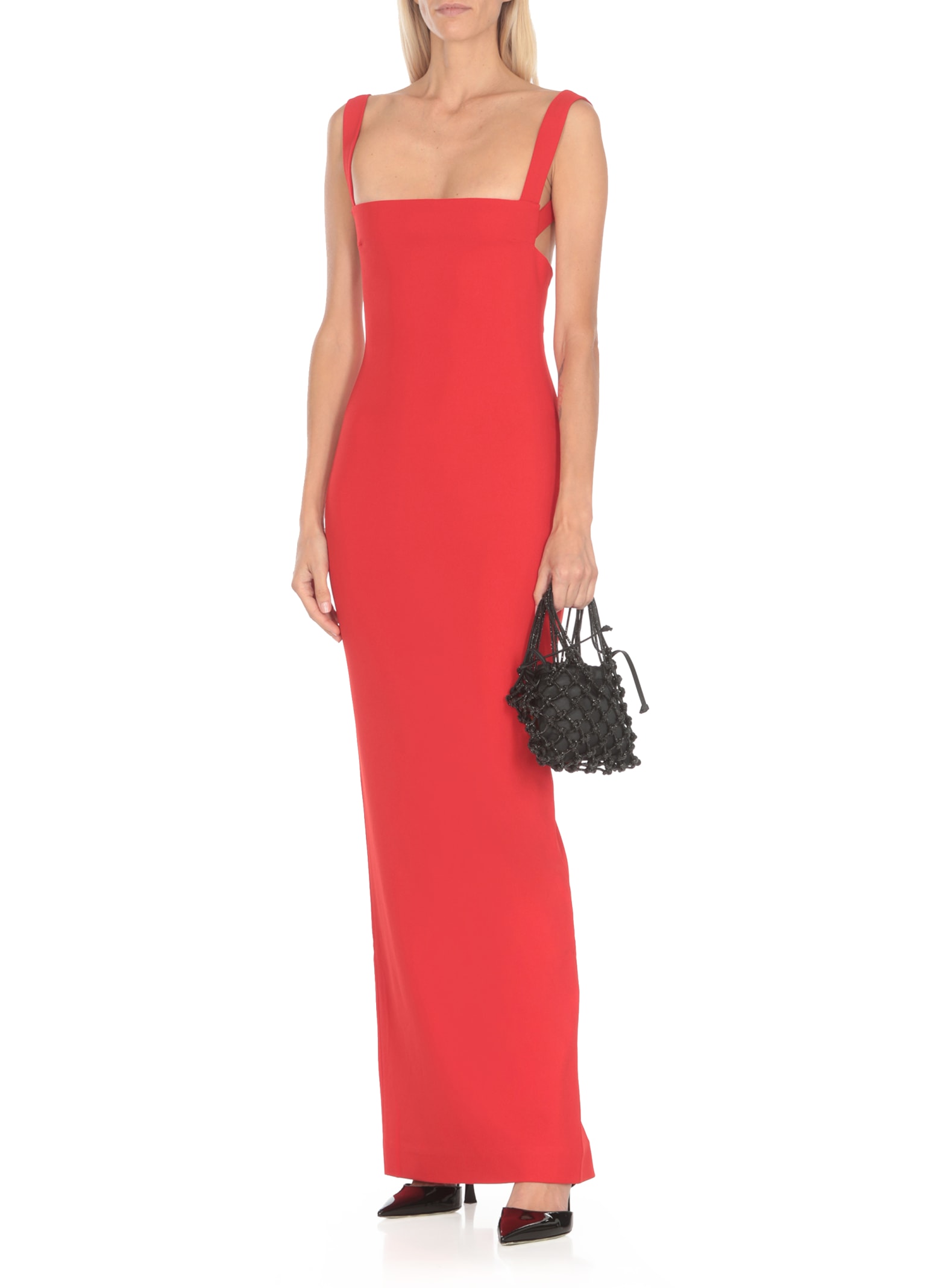 Shop Solace London Joni Maxi Dress In Red