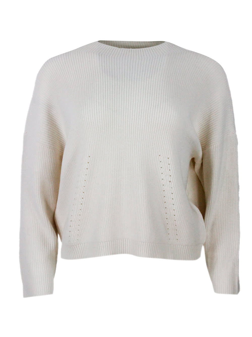 Shop Armani Exchange Sweater In Cream