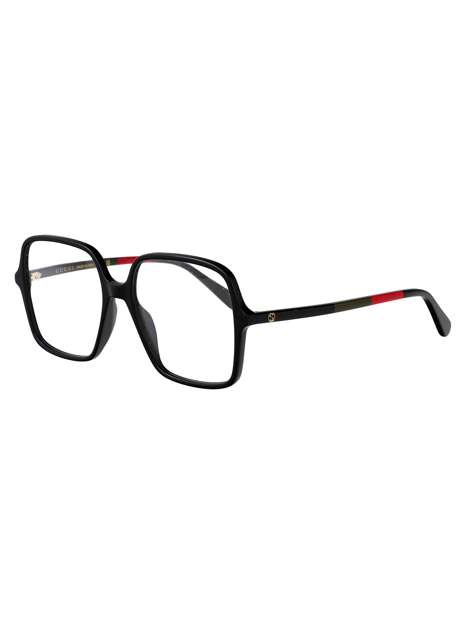 Gucci Gg1271o Glasses In Black-black-transparent
