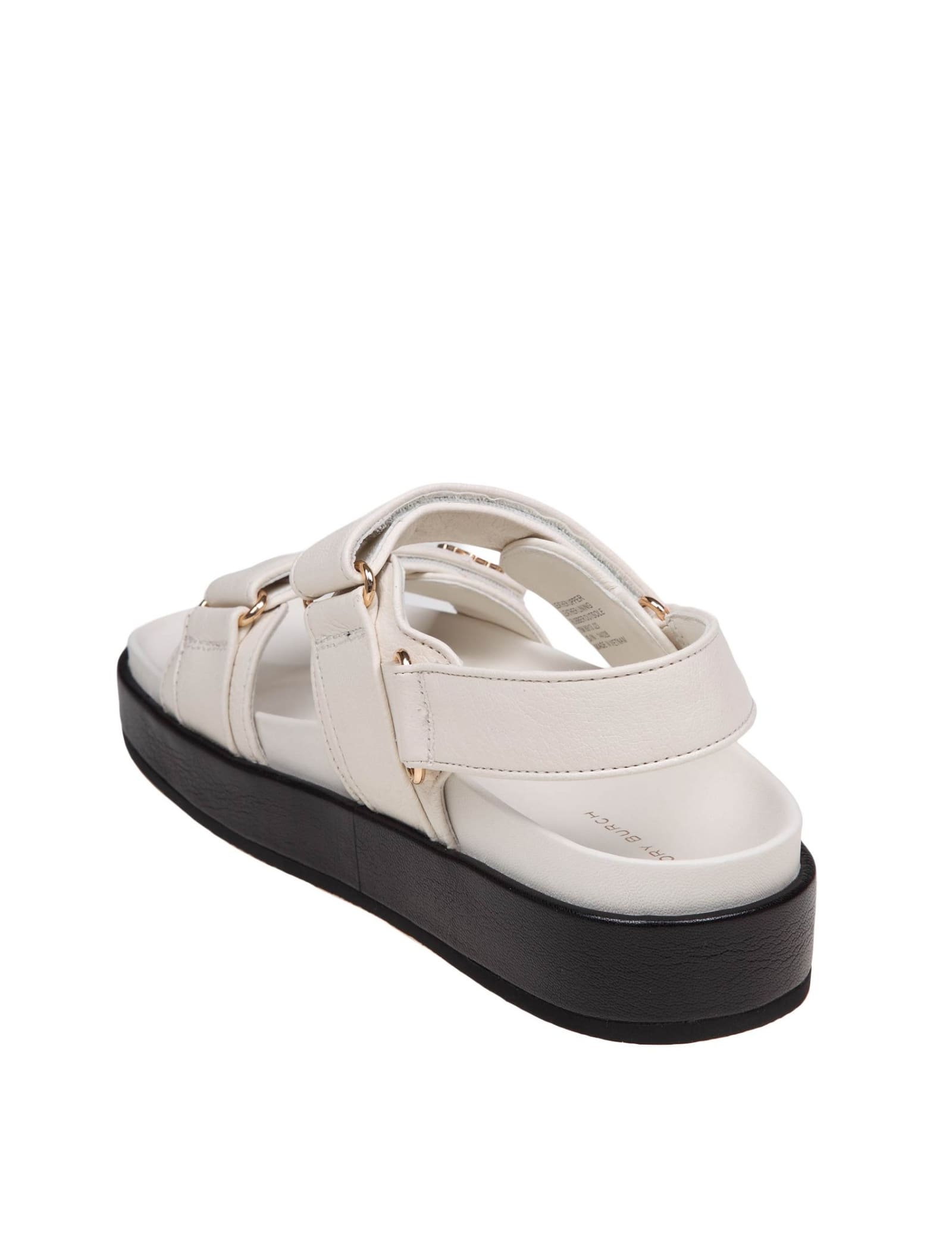 Shop Tory Burch Kira Sport Sandal In Ivory Leather In New/ivory