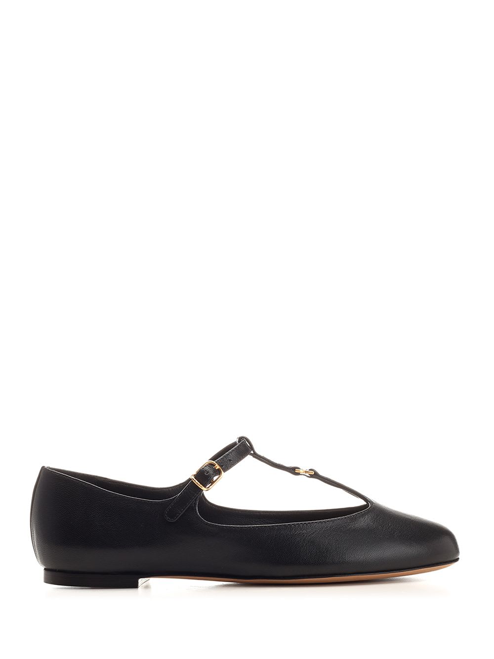 Shop Chloé Marcie Ballerinas Shoes In Black