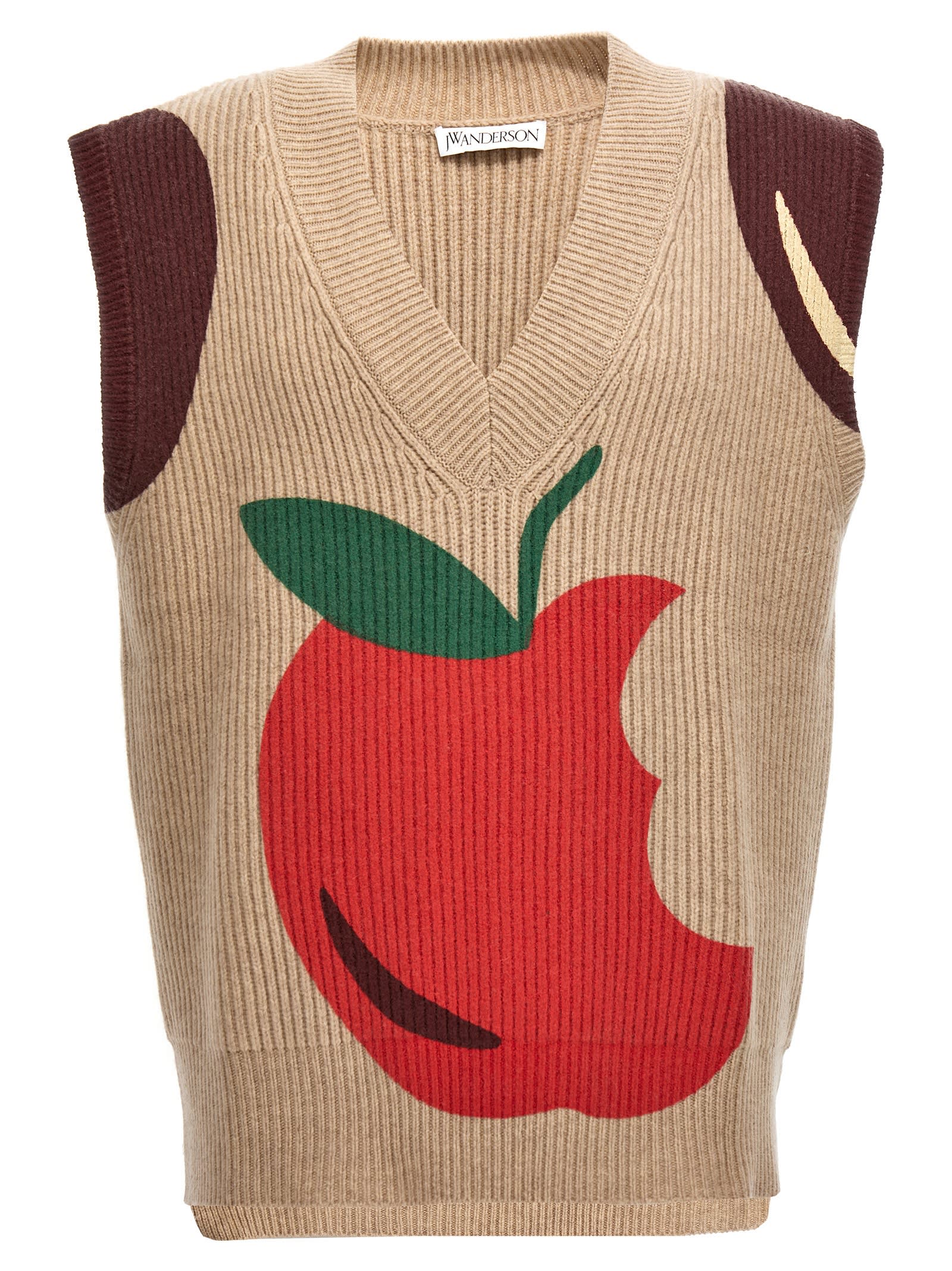 Shop Jw Anderson The Apple Collection Vest In Multicolor