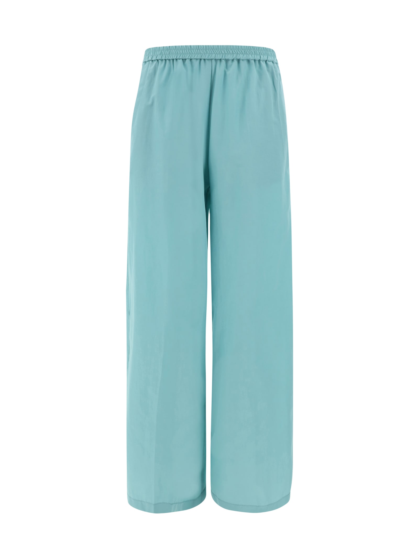 Shop Forte Forte Pants In Clear Blue