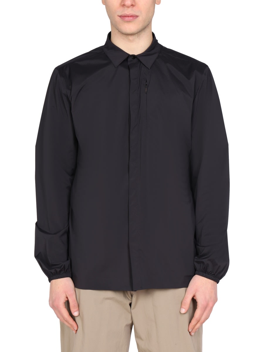 Shop Monobi Shirt Jacket In Black